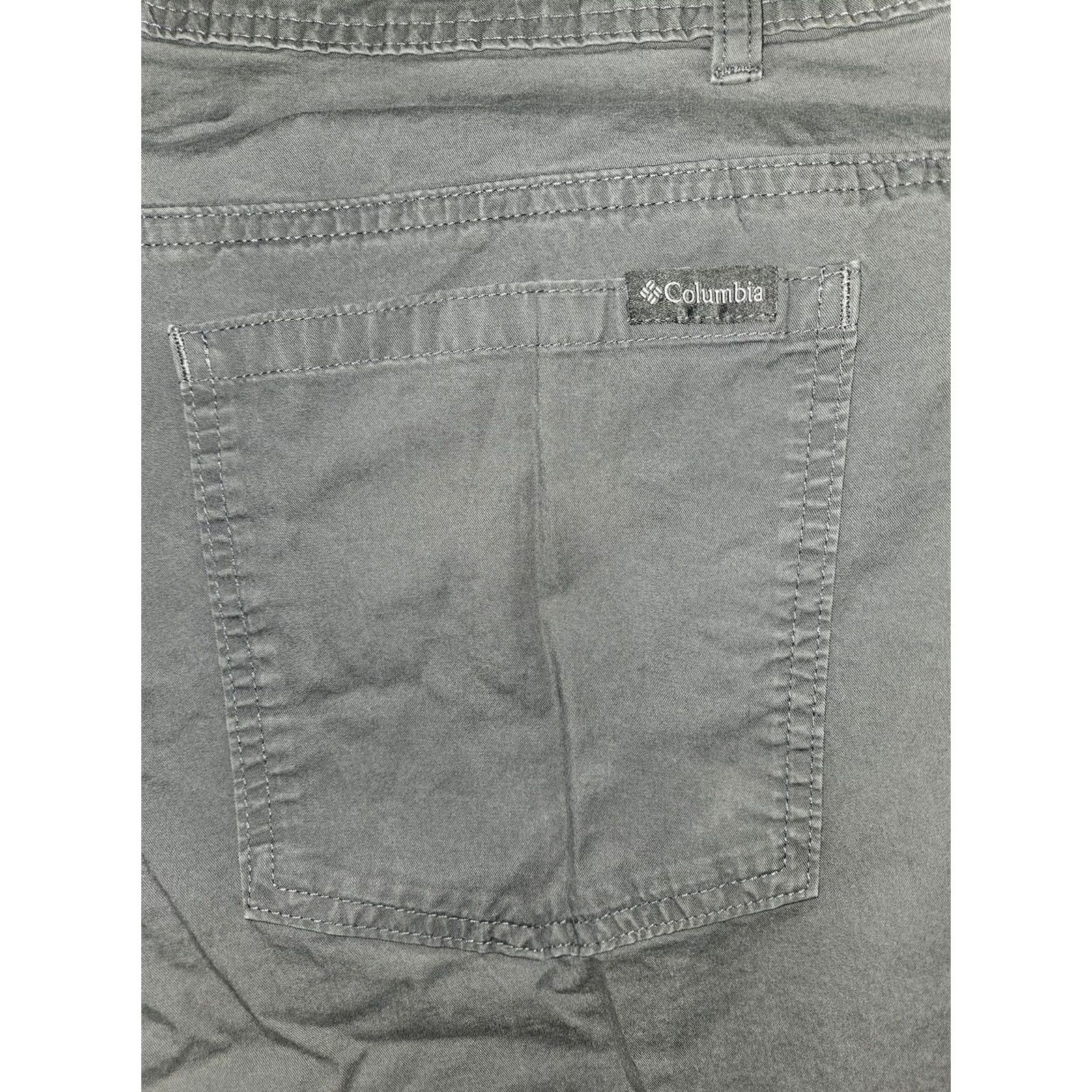 Vintage Columbia Mens 42x34 Gray Chino Regular Fit Stretch Casual Outdoor Travel Pants Size US 42 / EU 58 - 7 Thumbnail