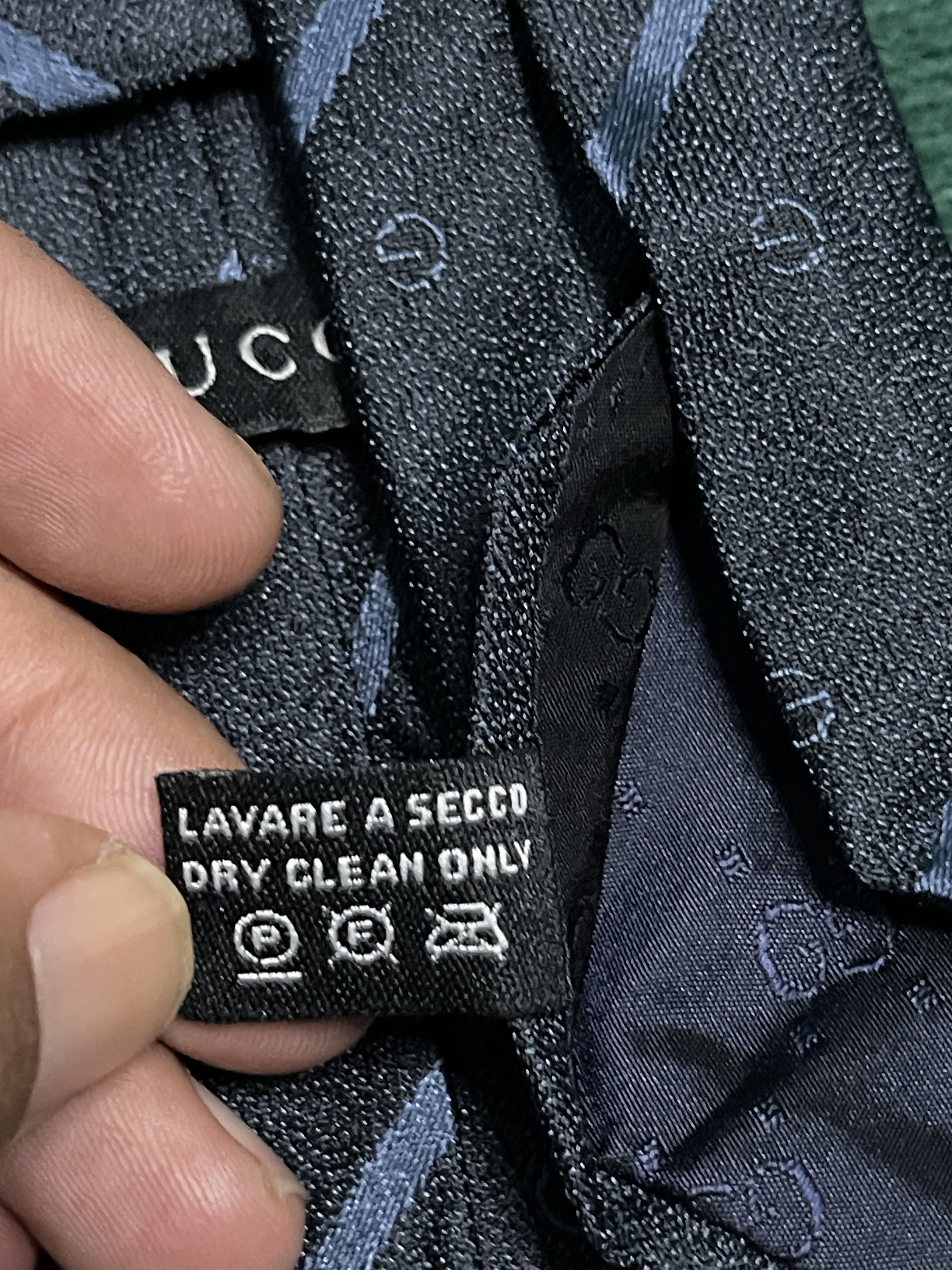 Designer × Gucci Gucci G Logo Silk Tie Size ONE SIZE - 5 Thumbnail