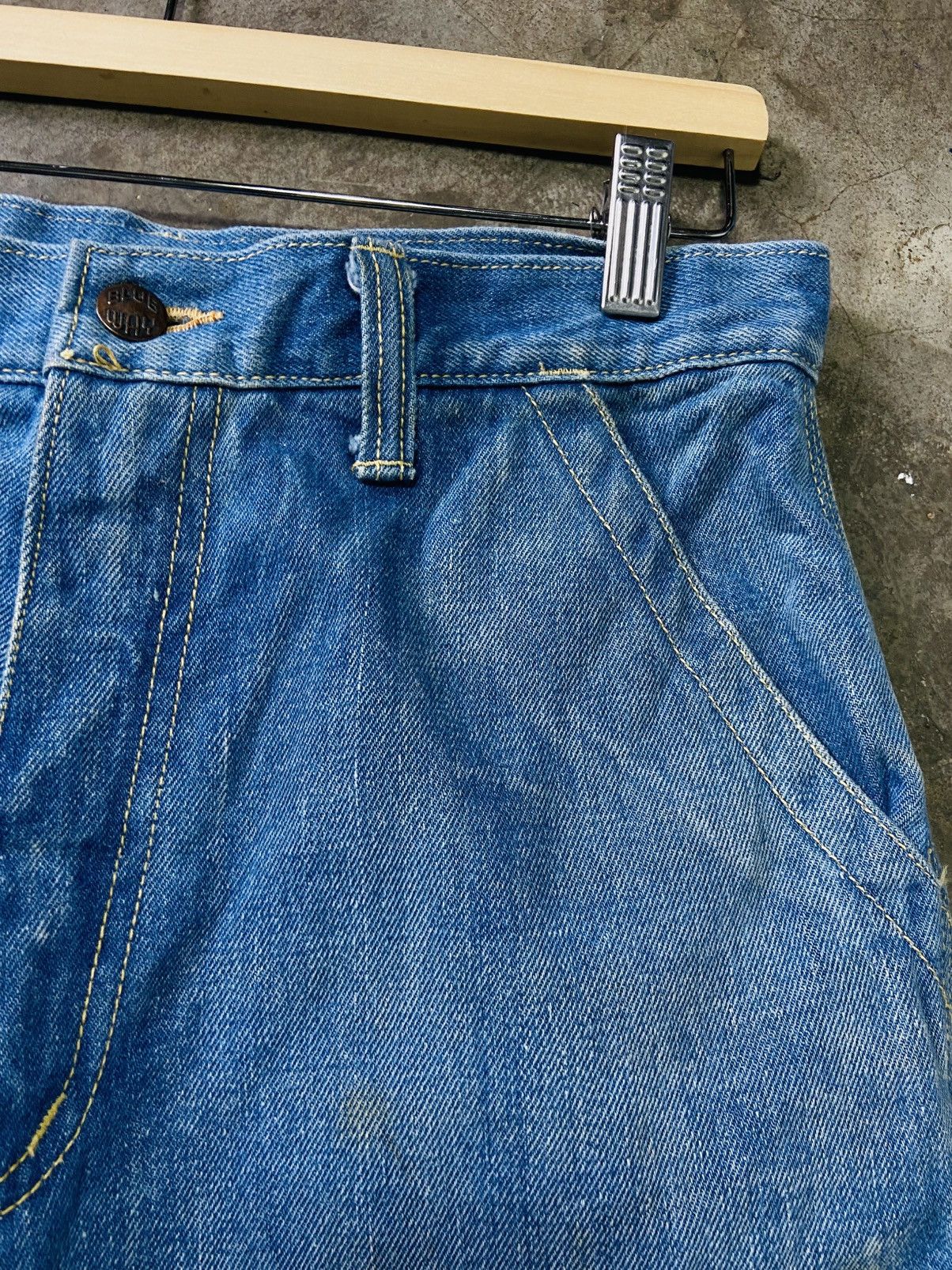 Jean Vintage Blue Way Jeans (Zip Talon) Size US 31 - 7 Thumbnail