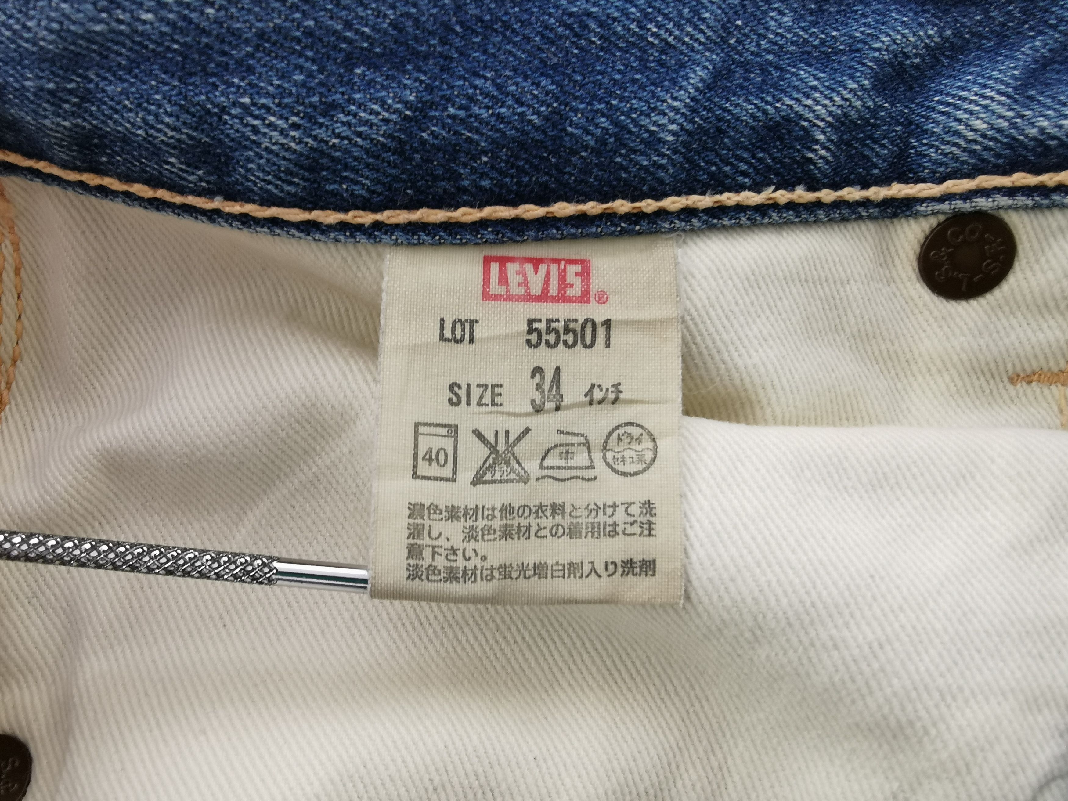 Levi's × Vintage Vintage 90s Levis Lot 501XX Selvedge Rindem Denim Size US 31 - 9 Thumbnail