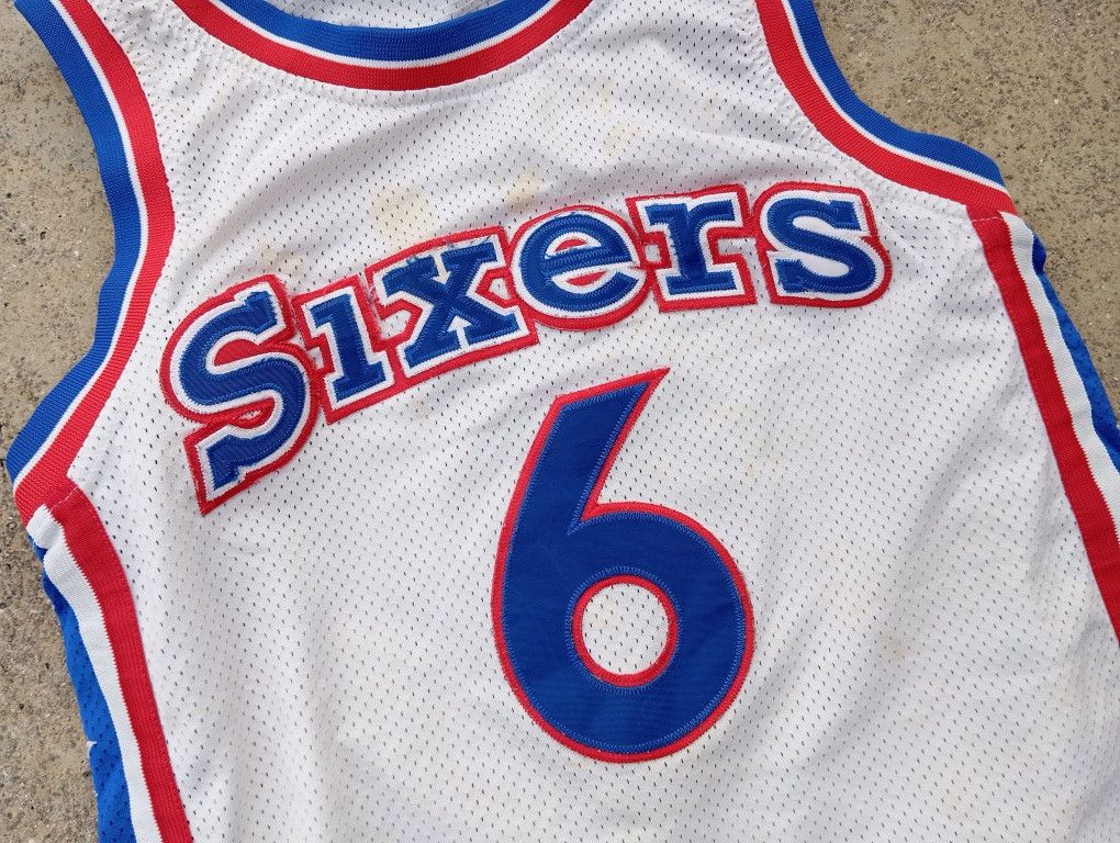 NBA NBA Philadelphia Sixers 🇺🇲 Julius Erving #6 jersey 🏀 Size US S / EU 44-46 / 1 - 3 Thumbnail