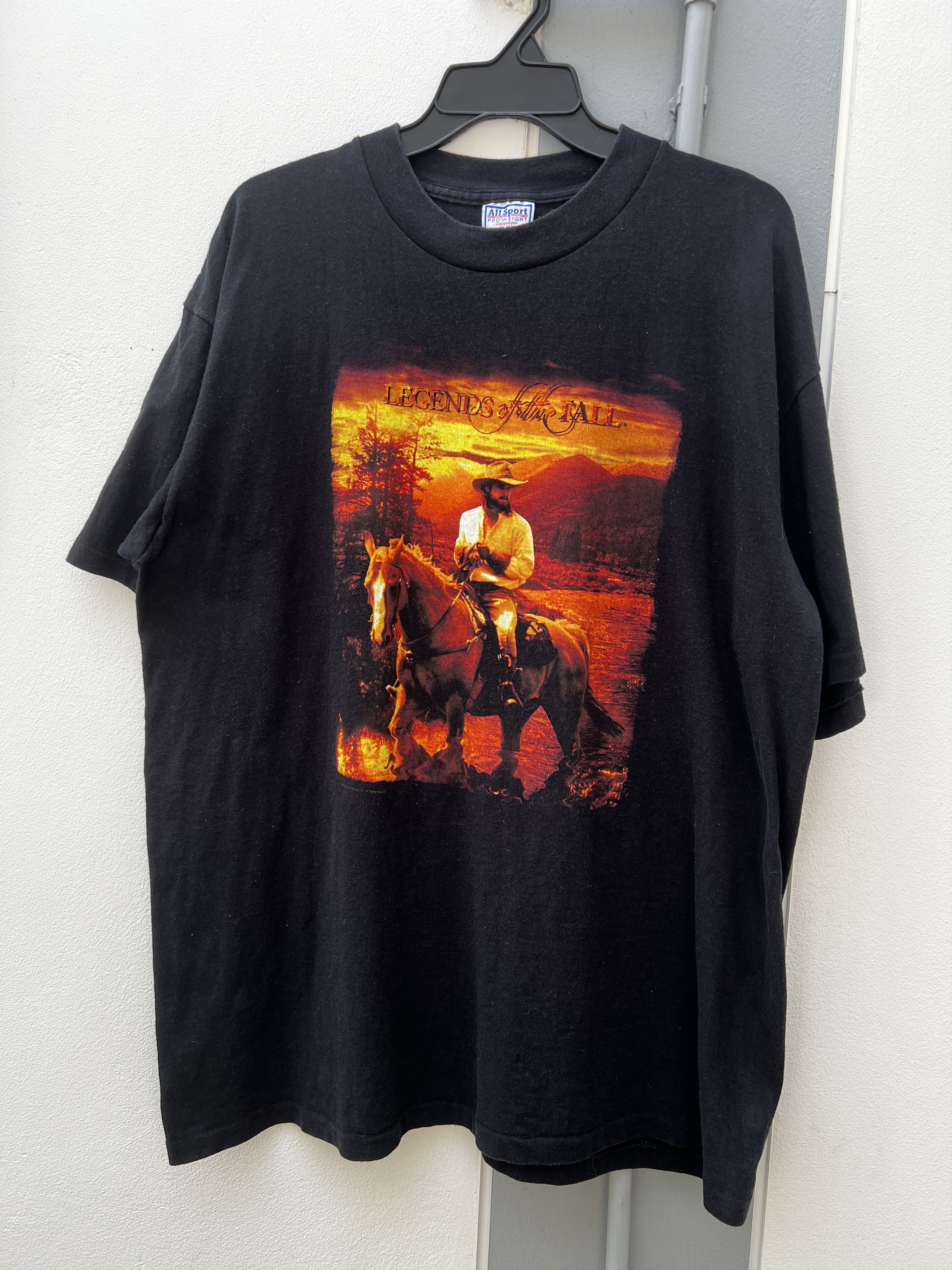 All Sport Vintage 90s Legends of the Fall Movie Promo Tee Brad Pitt Size US XL / EU 56 / 4 - 2 Thumbnail