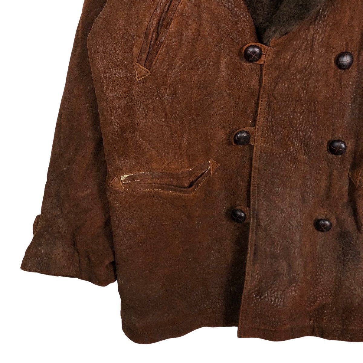 Japanese Brand Vtg Lamb Skin Leather Jacket Made in France Mitsumine Japan Size US L / EU 52-54 / 3 - 4 Thumbnail