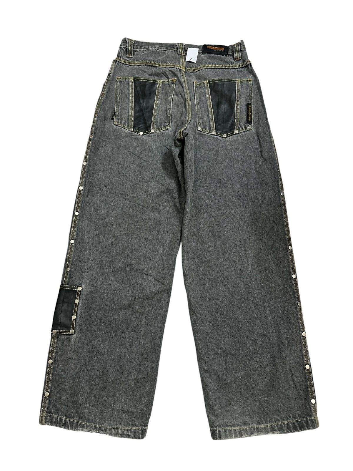 Rick Owens Brooklyn Xpress Studded Jeans Y2K Lgb Goa Jnco Rick Owens Size US 31 - 1 Thumbnail