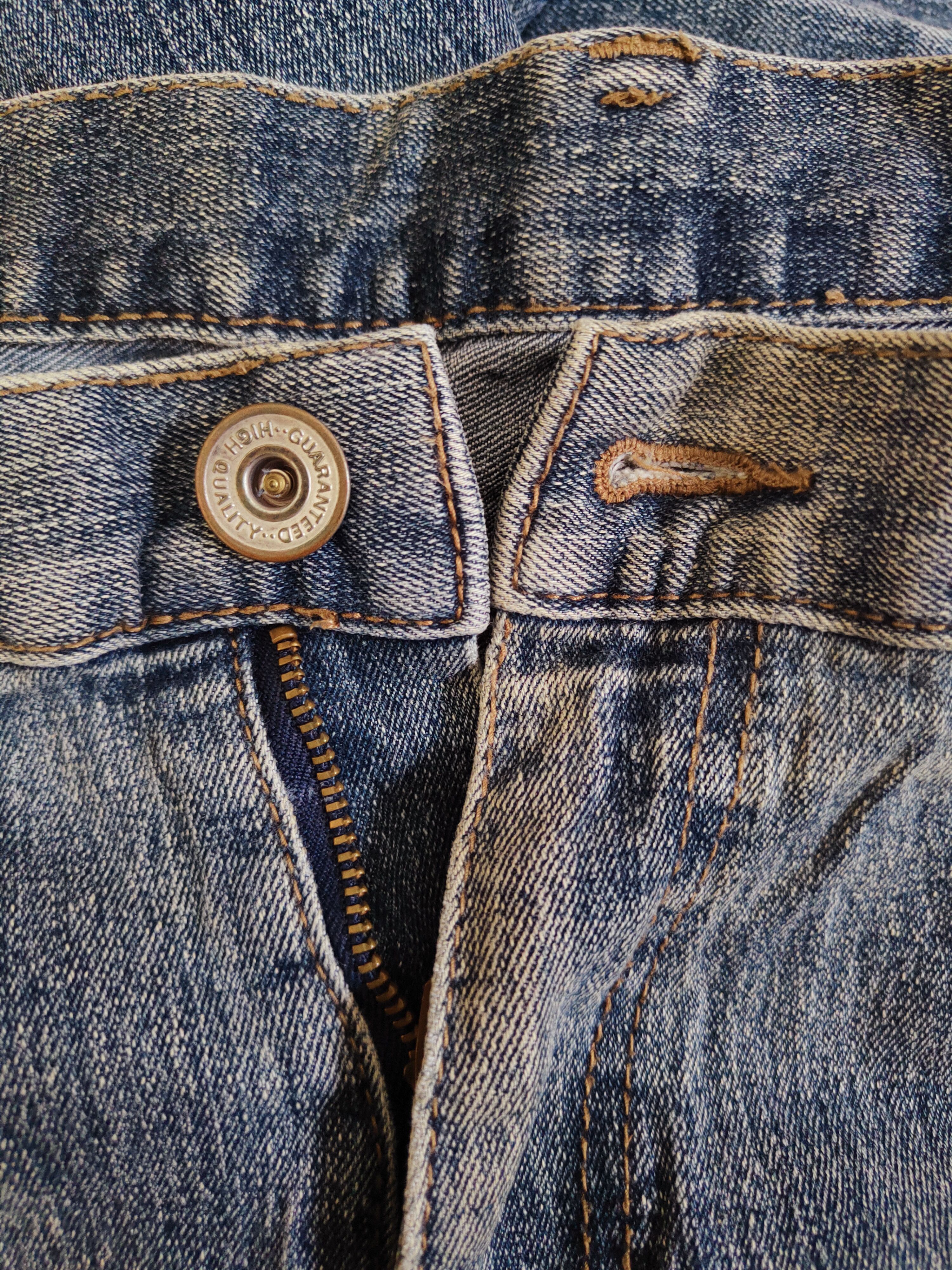 Japanese Brand Conron Blue Distressed Ripped Jeans #S2498 Size US 36 / EU 52 - 12 Thumbnail