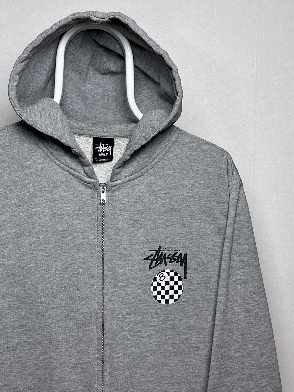 Stussy Stussy 8-Ball Plaid Zip Up Hoodie Size US L / EU 52-54 / 3 - 5 Thumbnail