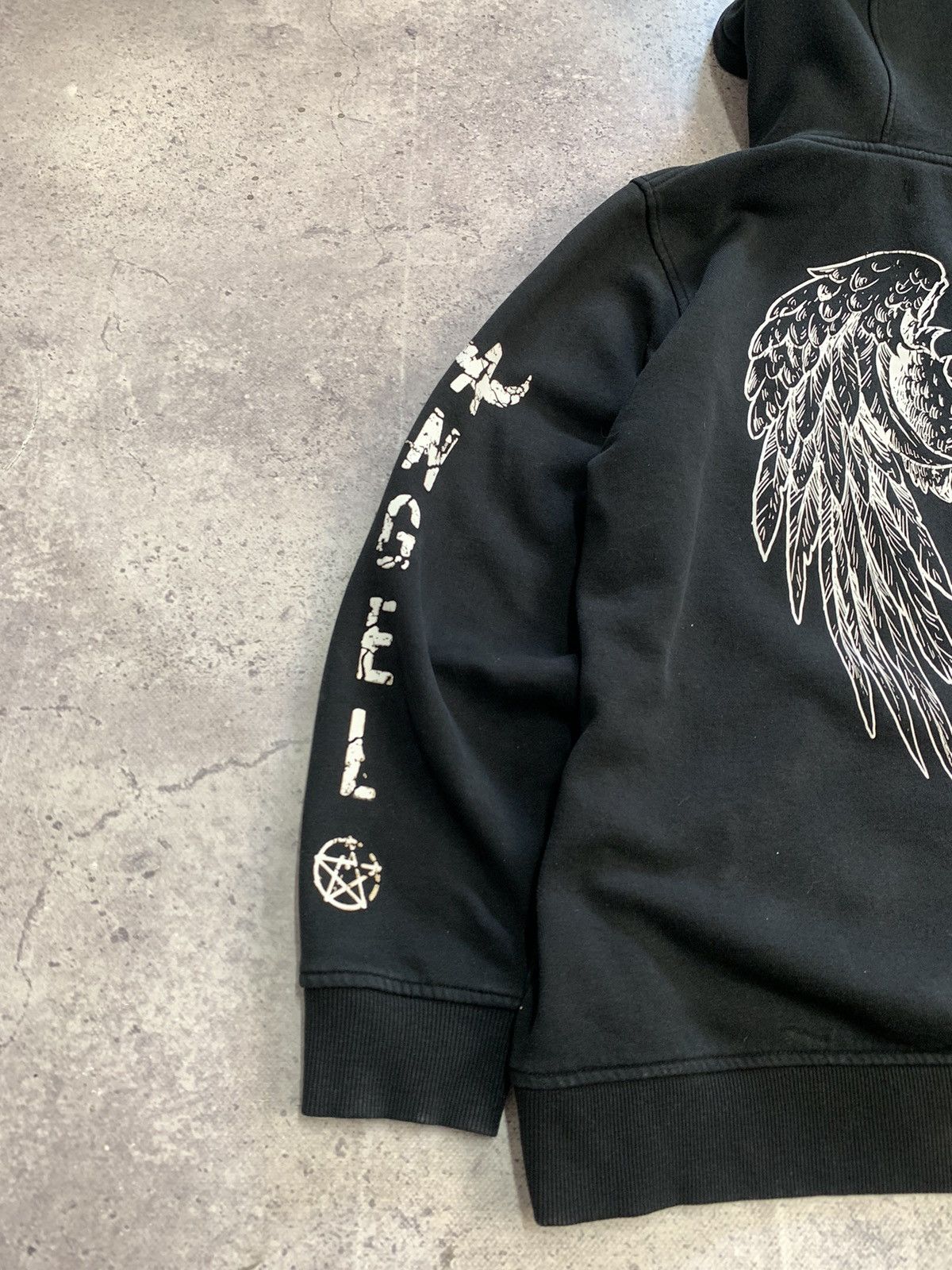 Japanese Brand × Vintage Vintage Hoodie Bones Dragon rock gothic sk8 avangarde Size US M / EU 48-50 / 2 - 12 Thumbnail