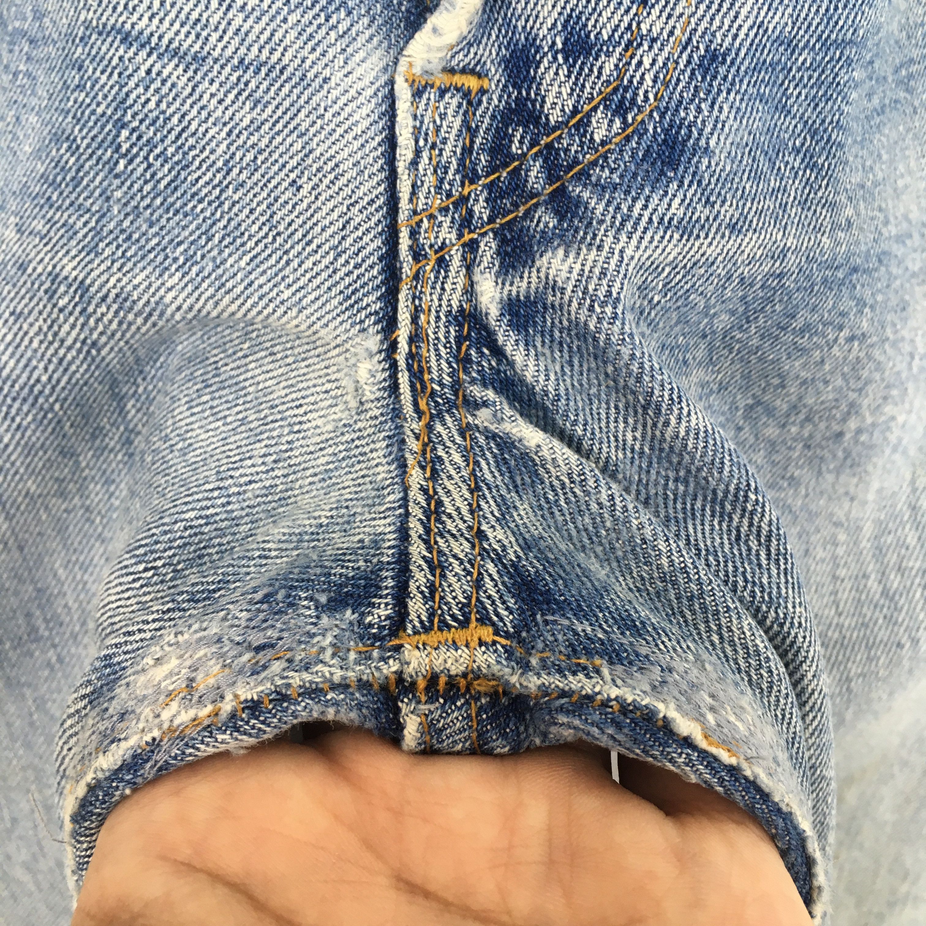 Levi's Size 27x30 Vintage 1970s Levi's 501 Selvedge Jeans S1924 Size 27" / US 4 / IT 40 - 8 Thumbnail