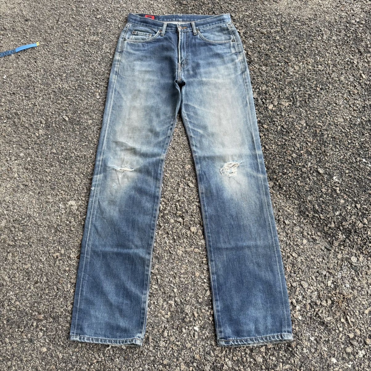 Edwin VINTAGE EDWIN FADED MUD WASH JEAN DENIM PANTS Size US 32 / EU 48 - 2 Thumbnail