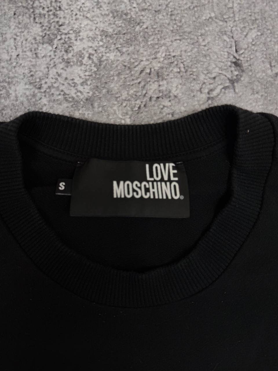 Other Love Moschino Men's Sweatshirt Regular Fit Black Size S Size US S / EU 44-46 / 1 - 4 Thumbnail