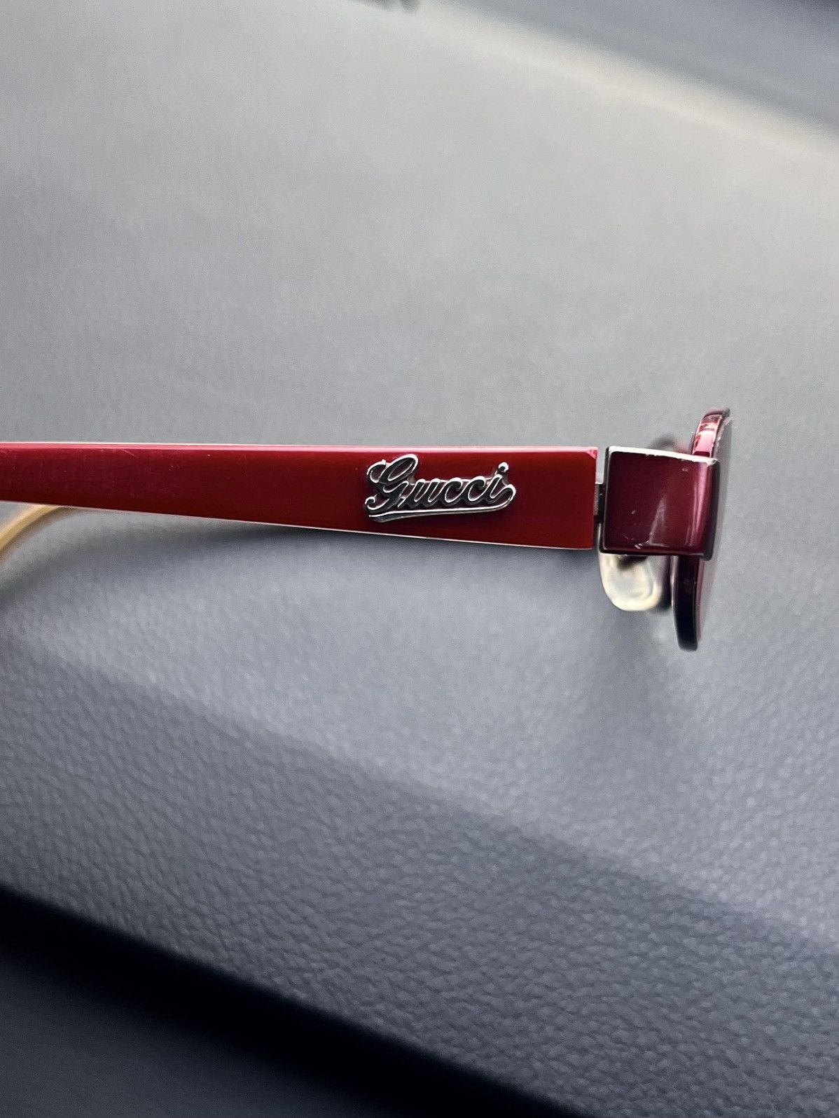 Gucci Y2K Gucci Logo Iconic Glasses Size ONE SIZE - 2 Thumbnail
