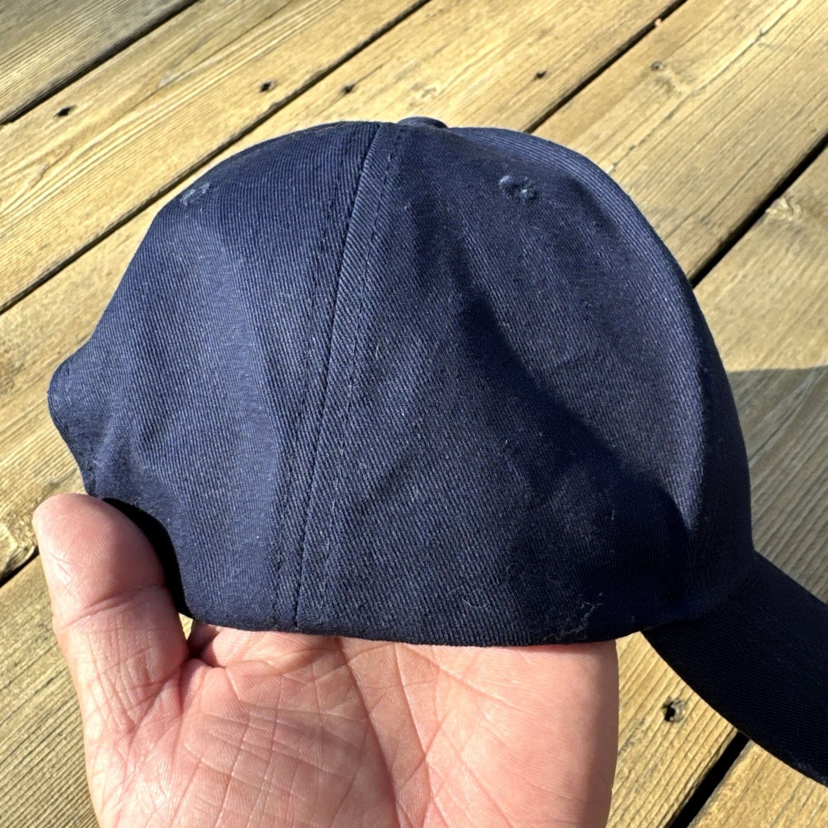 Vintage Black Cat Fireworks Blue Embroidered Adjustable Snapback Hat Mens Size ONE SIZE - 7 Thumbnail