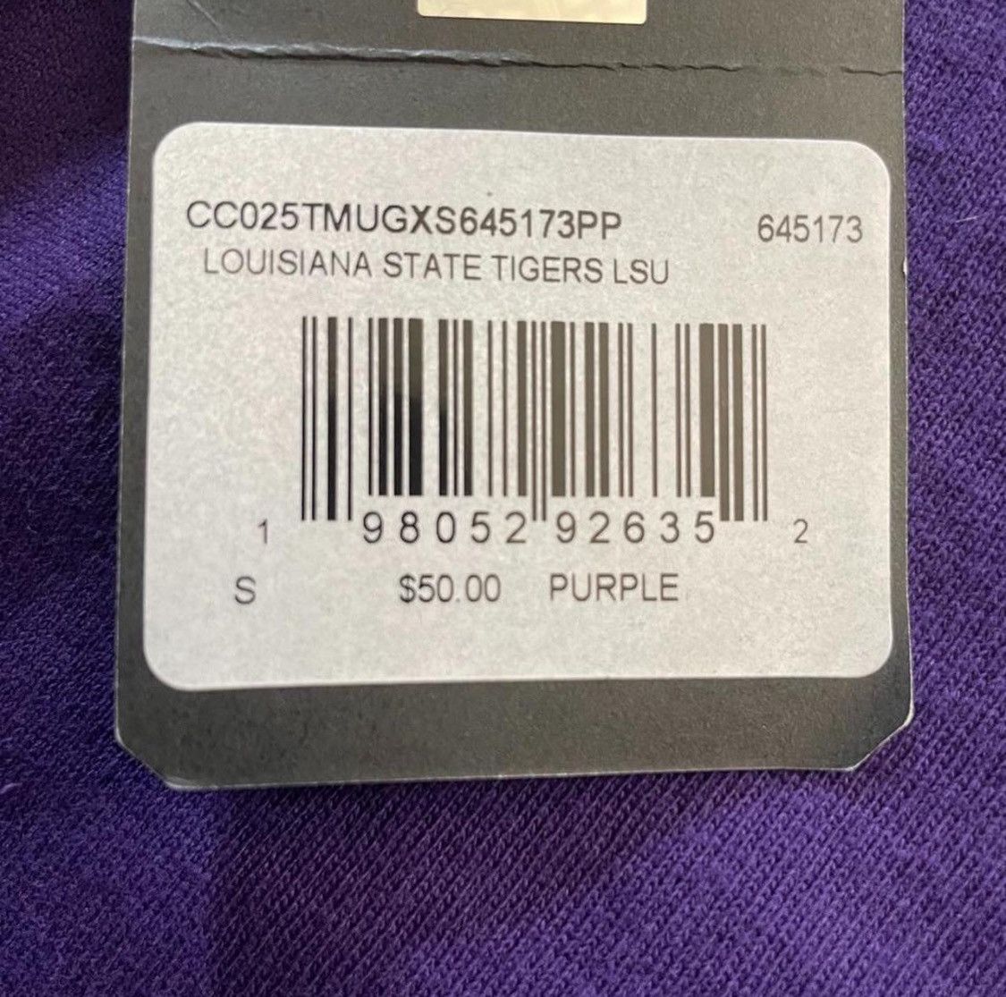 47 Brand LSU Tigers Purple ‘47 Graphic Tee Size Small Size US S / EU 44-46 / 1 - 4 Thumbnail