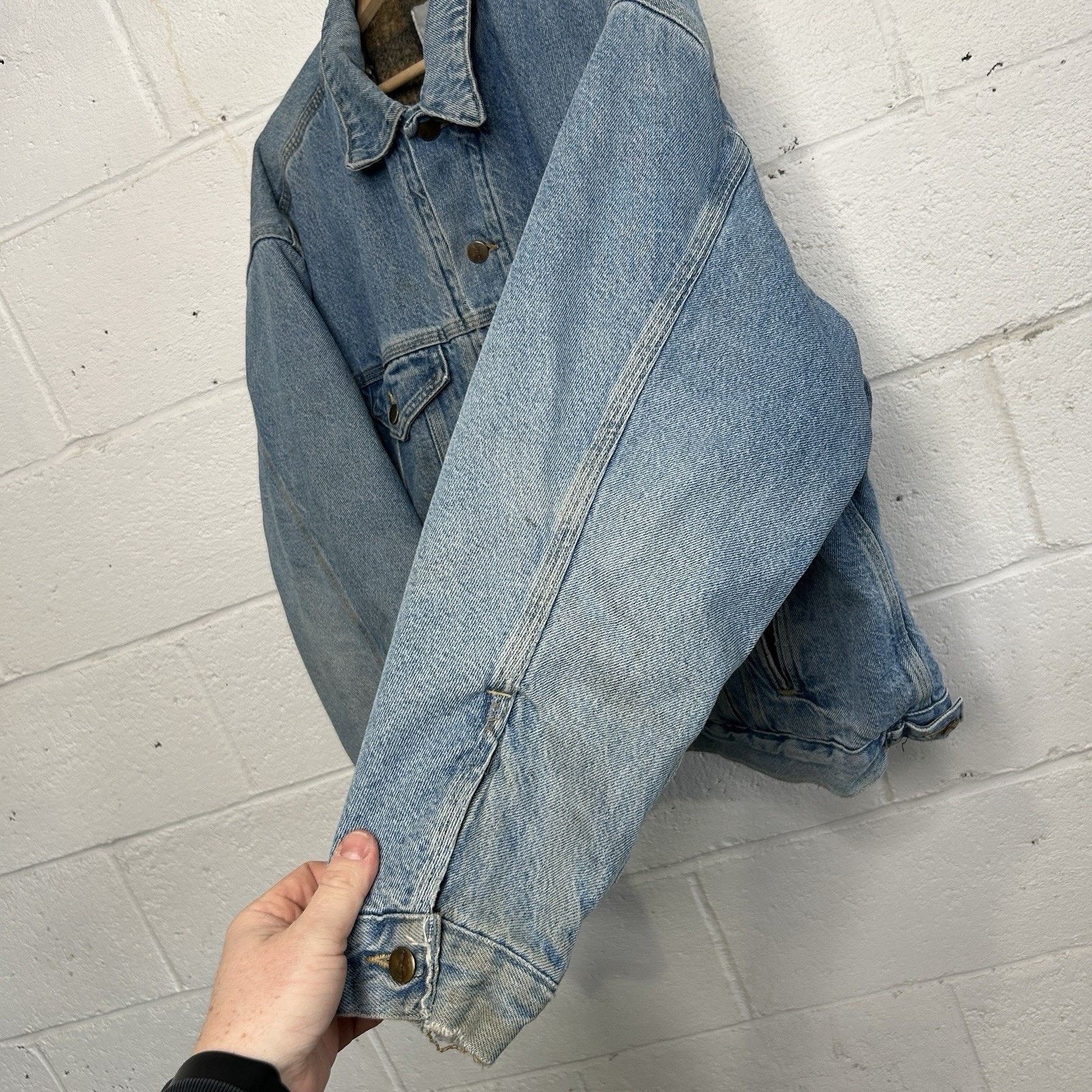 Carhartt Vintage Carhartt Blanket-Lined Trucker Jacket “Denim” Size US L / EU 52-54 / 3 - 9 Thumbnail