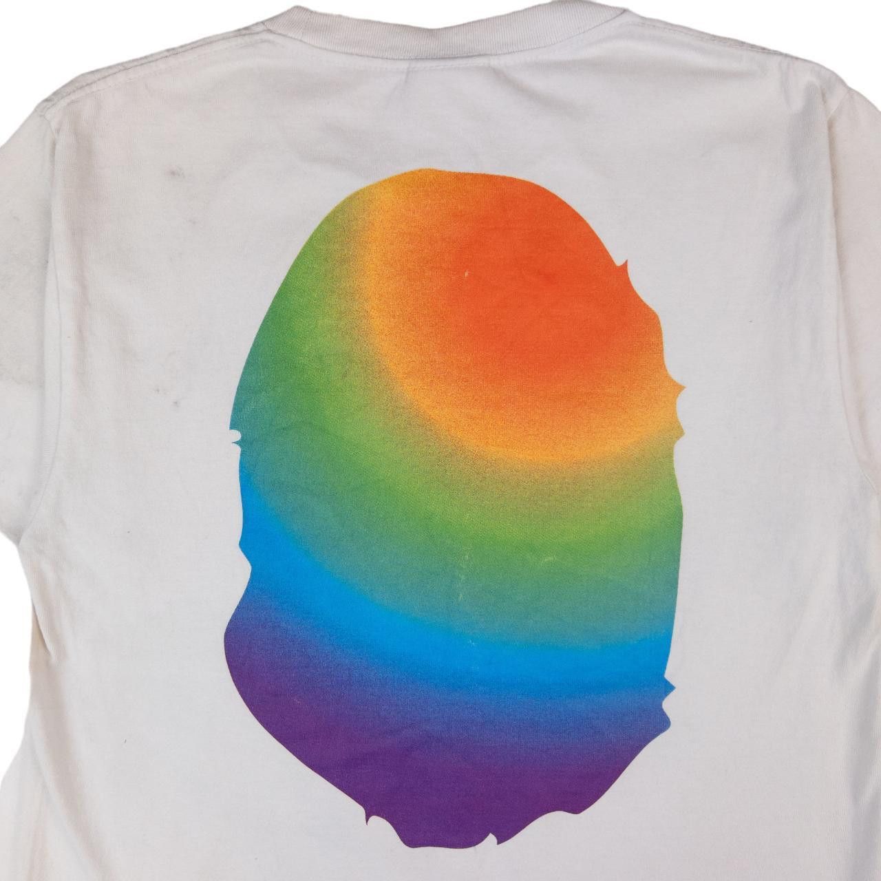 Bape Vintage BAPE Rainbow Graphic T Shirt Size S Size US S / EU 44-46 / 1 - 3 Thumbnail