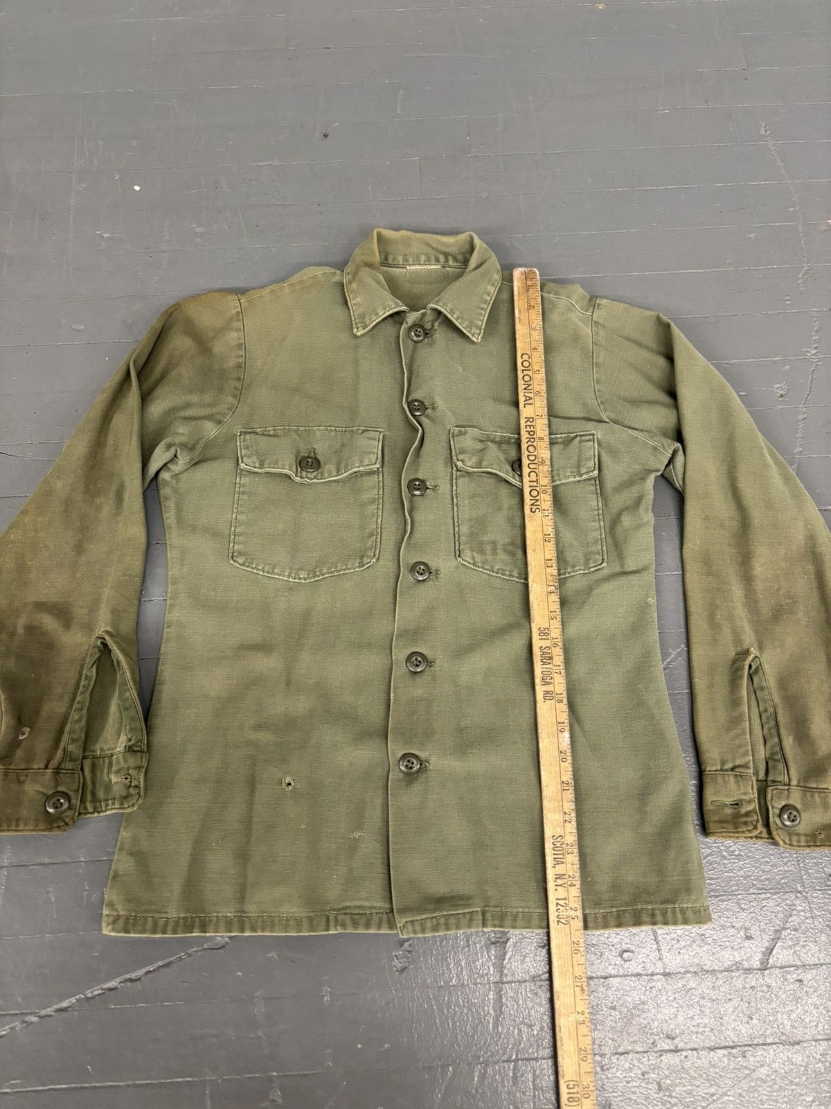 Vintage Vintage 70s USMC military shirt Size US L / EU 52-54 / 3 - 7 Thumbnail