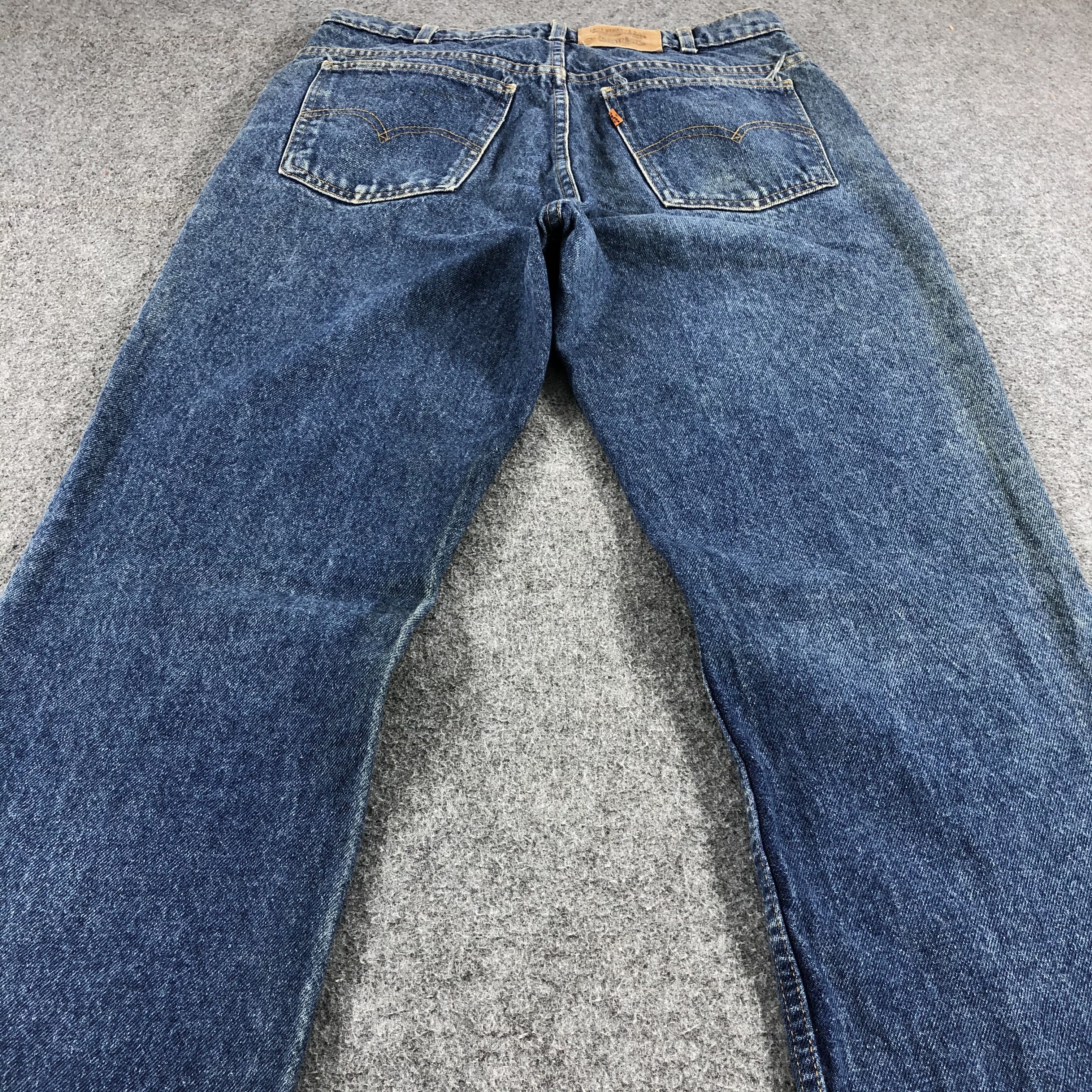Levi's Vintage 90s Stone Wash Levis 619 Orange Tab Jeans-J1242 Size US 31 - 4 Thumbnail