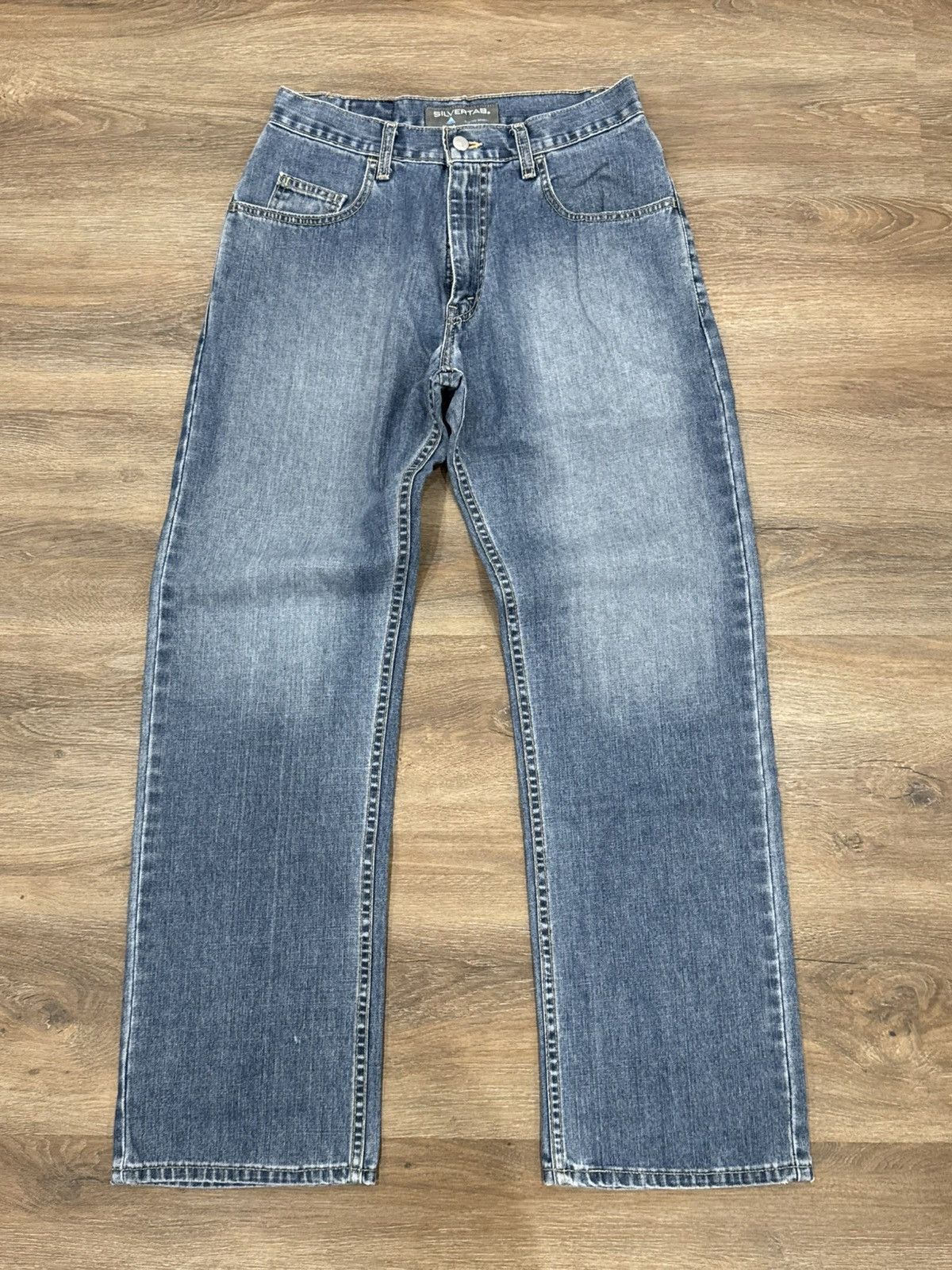 Levi's Vintage Clothing Vintage Levi’s SilverTab Y2K Baggy Loose Fit Fade Wash Denim Size US 29 - 1 Thumbnail