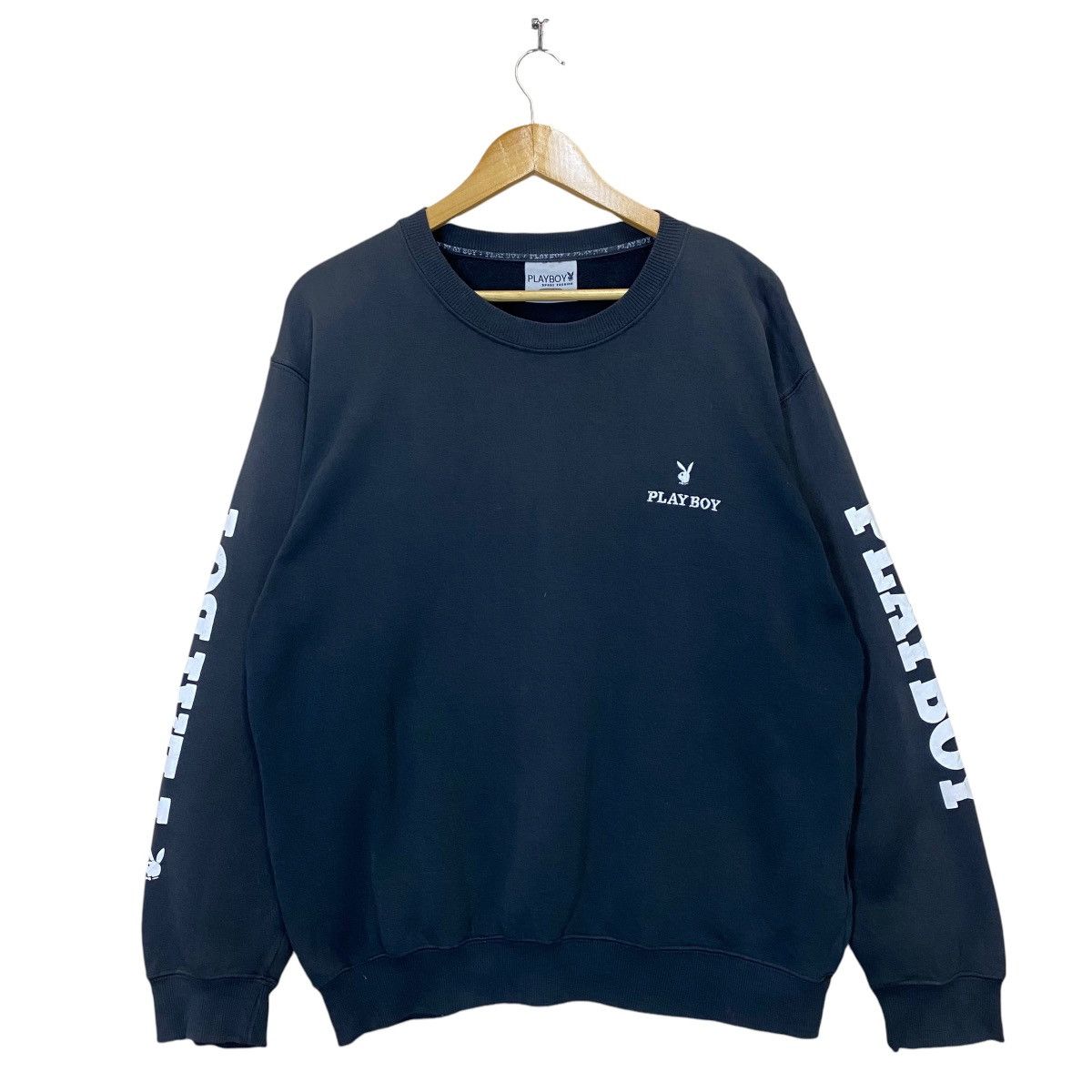 Playboy Vintage Playboy Big Logo Crewneck Sweatshirt Size US L / EU 52-54 / 3 - 6 Thumbnail