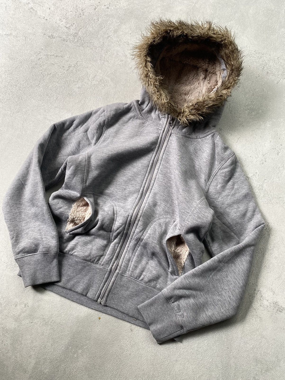 If Six Was Nine × Japanese Brand × Le Grande Bleu (L.G.B.) japanese fur hoodie if six was nine style vkei Size US L / EU 52-54 / 3 - 3 Thumbnail