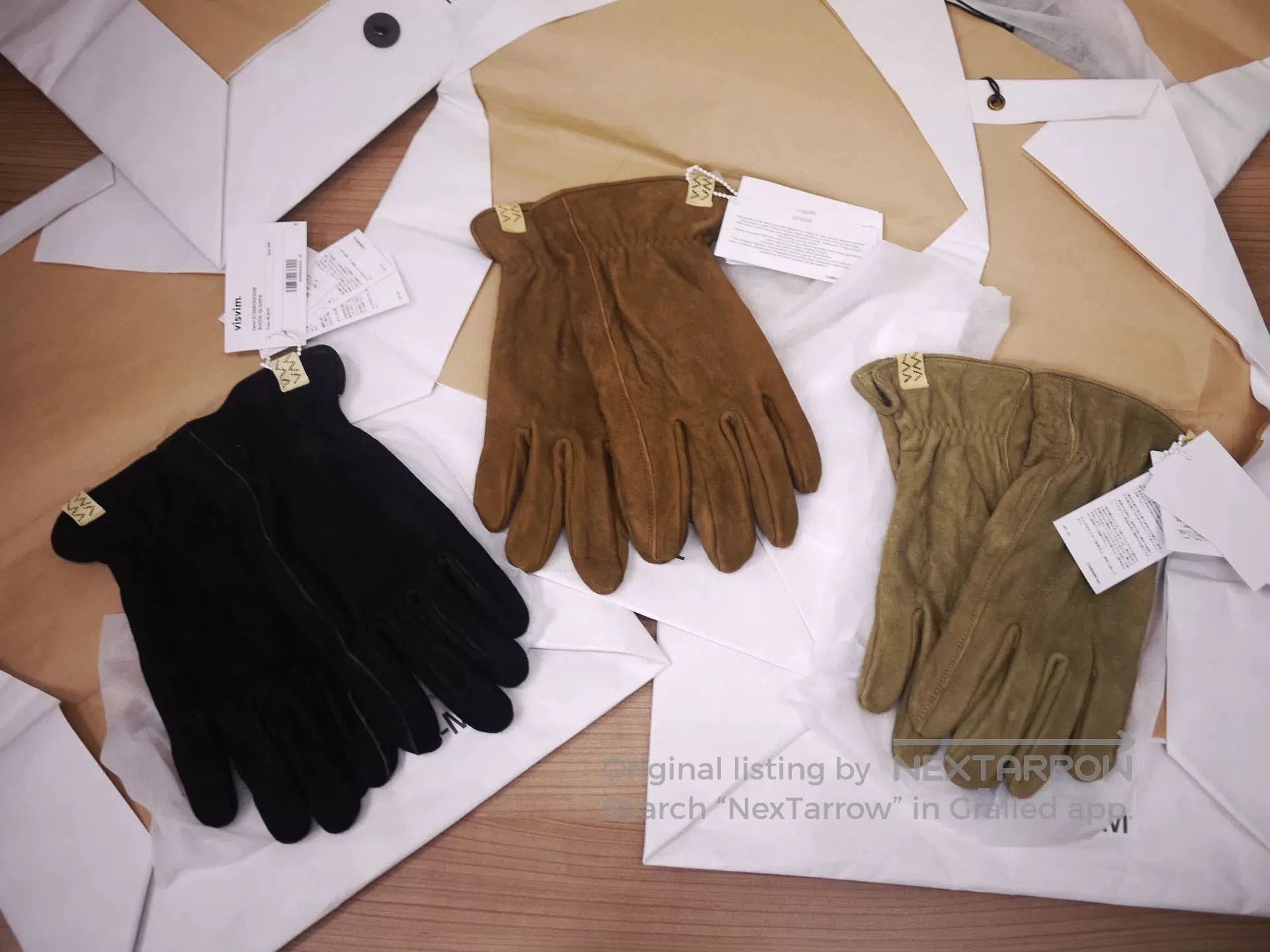 Visvim VISVIM 24AW Suede Gloves (FR VEG L). Size ONE SIZE - 1 Thumbnail