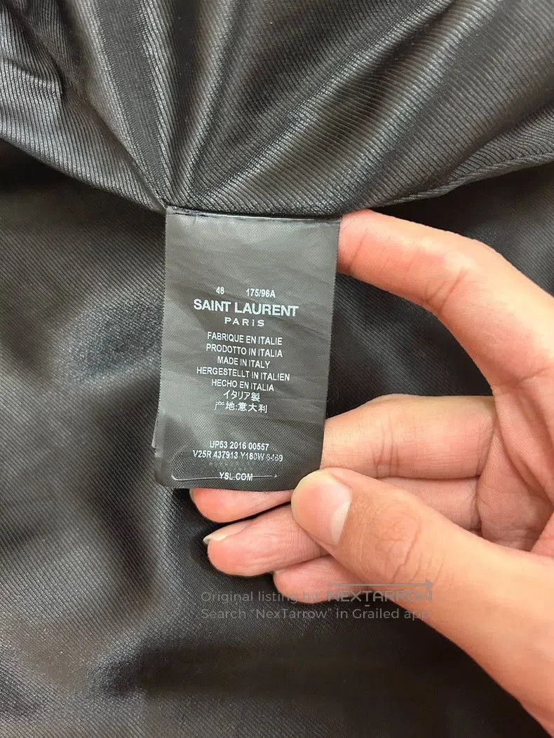 Saint Laurent Paris Saint Laurent 16FW Teddy Bomber Jacket . Size US M / EU 48-50 / 2 - 7 Thumbnail