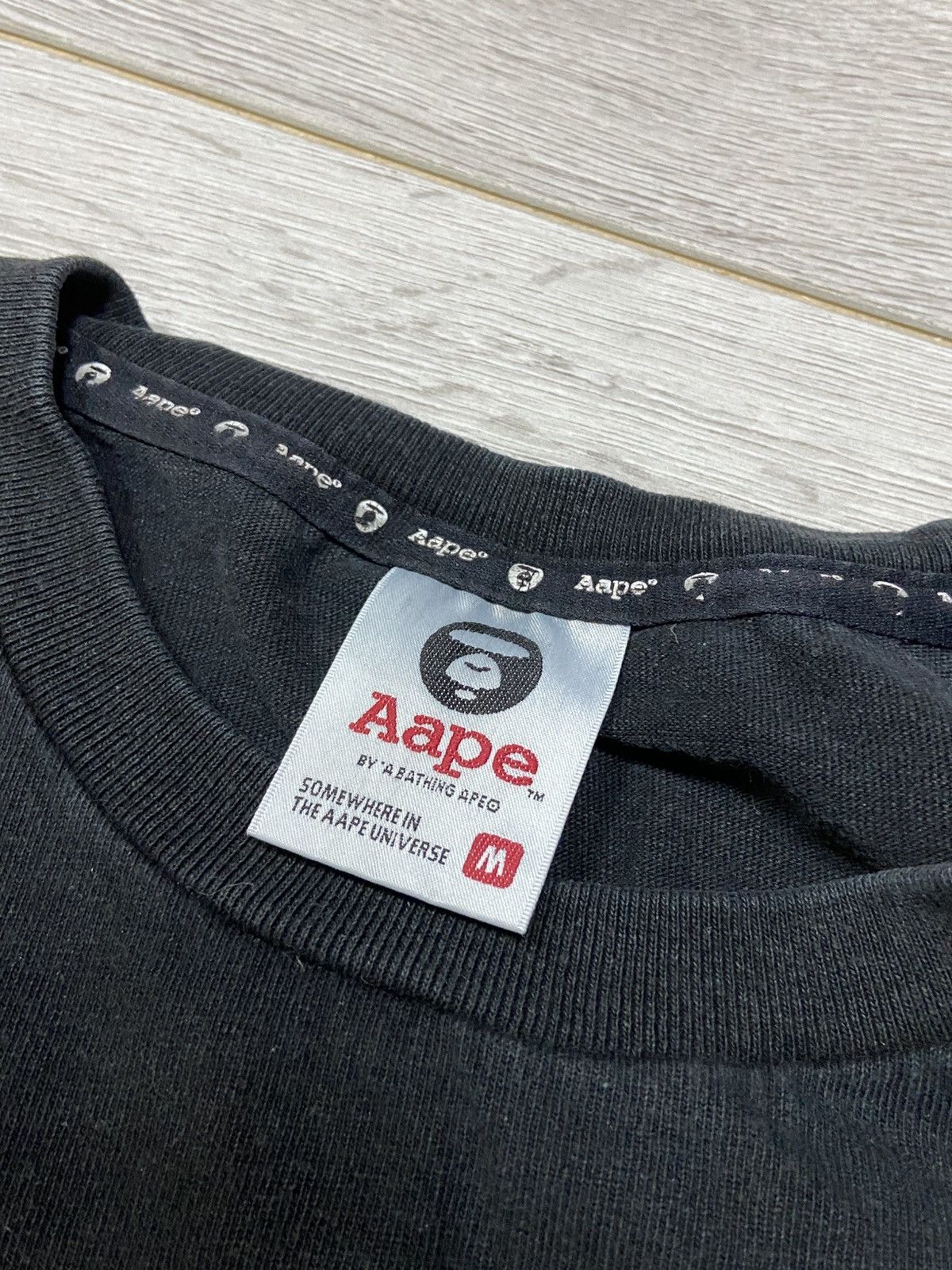 Bape Aape Bape head camo face fad d Tee Size US M / EU 48-50 / 2 - 6 Thumbnail