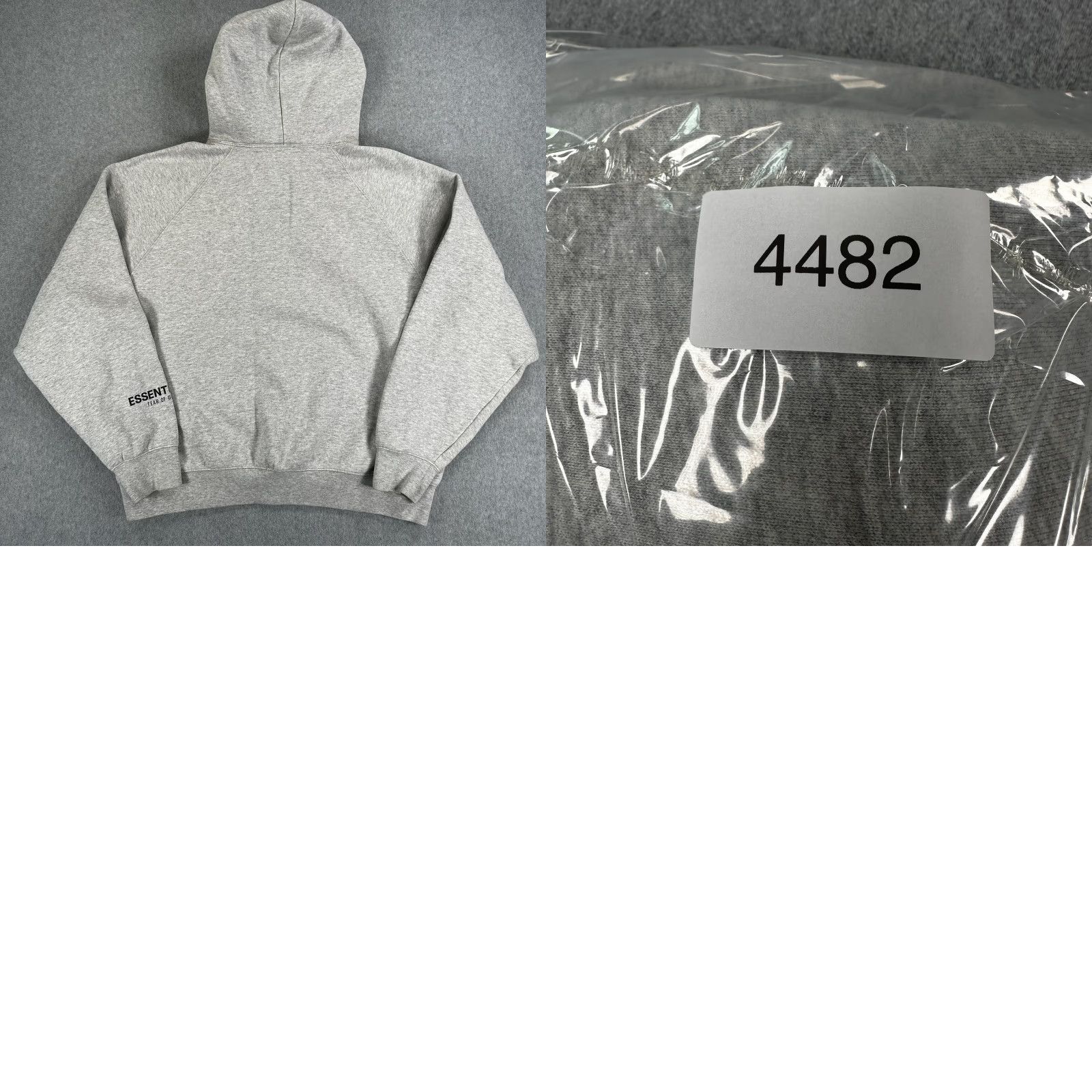 Vintage Fear Of God Essentials Hoodie Mens Small Gray Fleece Pullover Logo Sweatshirt Size US S / EU 44-46 / 1 - 8 Thumbnail