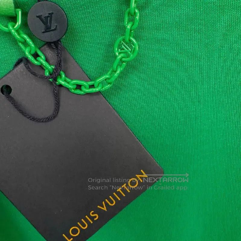 Louis Vuitton Louis Vuitton Green Summer Short Sleeve T. Size M / US 6-8 / IT 42-44 - 3 Thumbnail