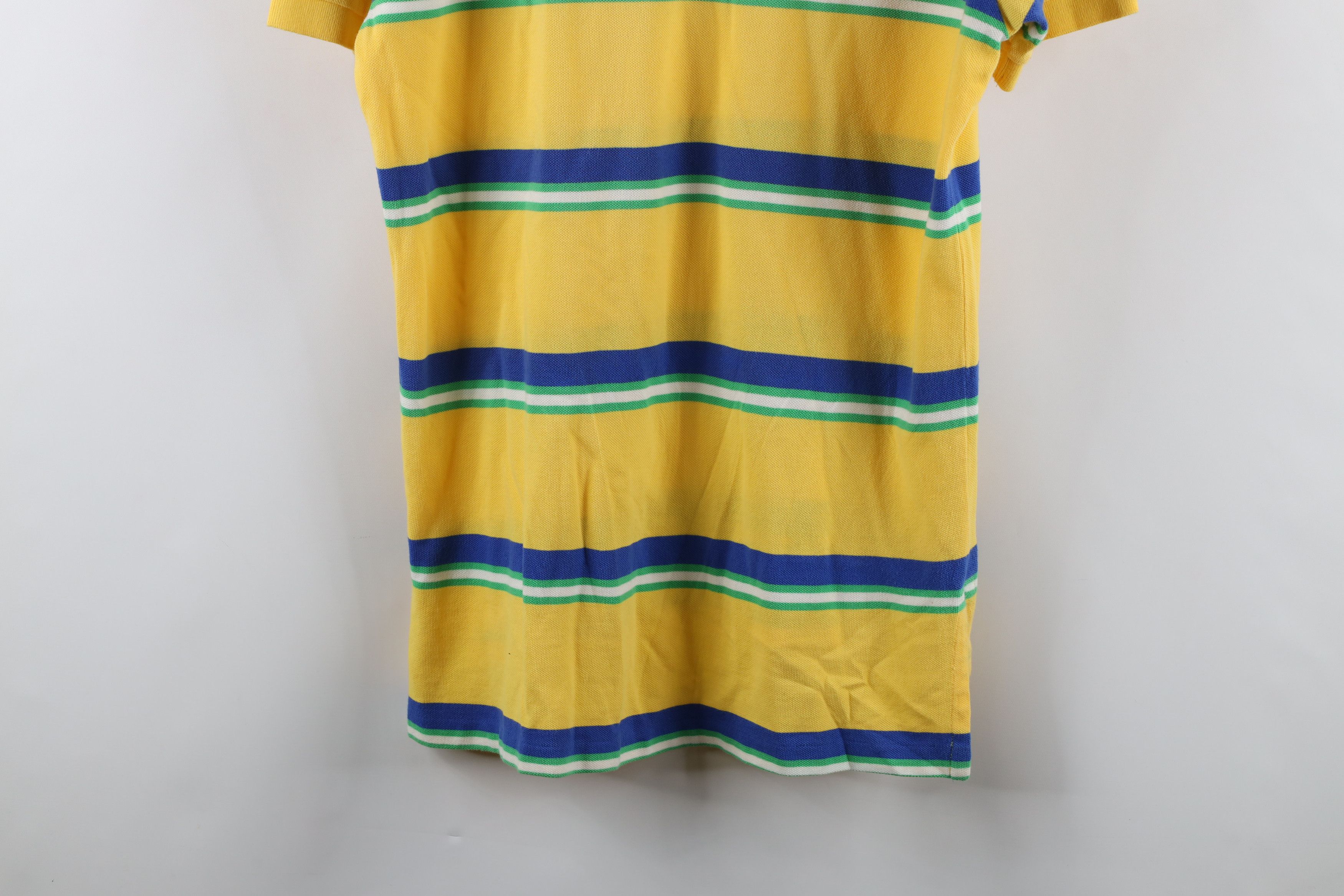 Polo Ralph Lauren Vintage 90s Ralph Lauren Striped Collared Golf Polo Shirt Size US M / EU 48-50 / 2 - 10 Thumbnail