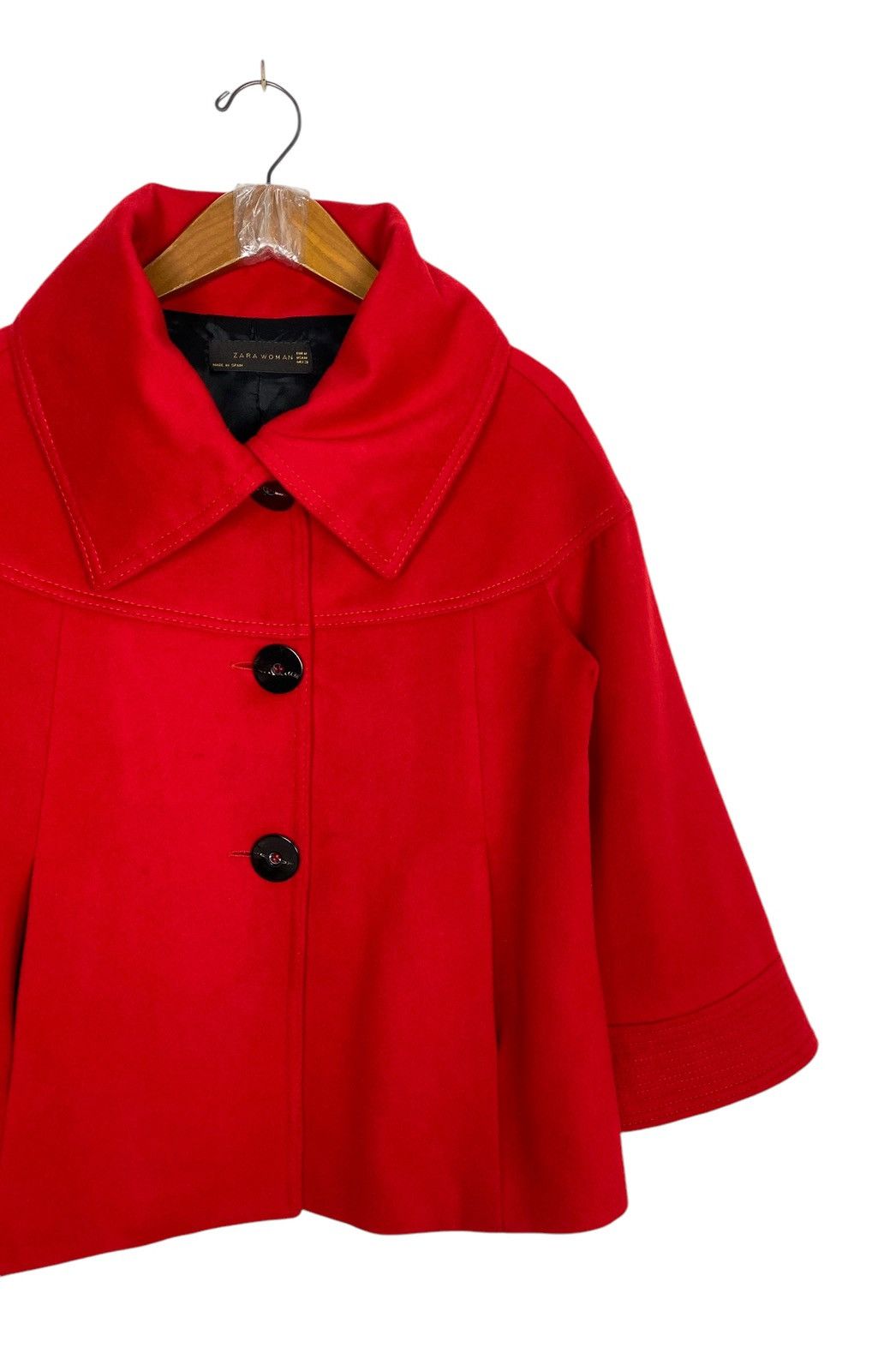 Zara Rare‼️ Zara Woman Wool Coat Made in Spain Size M / US 6-8 / IT 42-44 - 3 Thumbnail