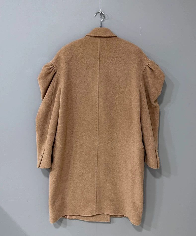 Max Mara Max Mara Brown camel hair lapel double-breasted puff sleev Size M / US 6-8 / IT 42-44 - 3 Thumbnail