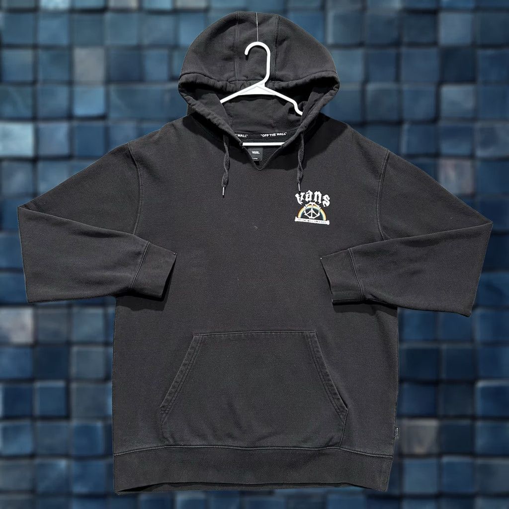 Vans VANS Hoodie Mens XL Black Dark Times Skull Pullover Hooded Women's? Size US XL / EU 56 / 4 - 1 Thumbnail