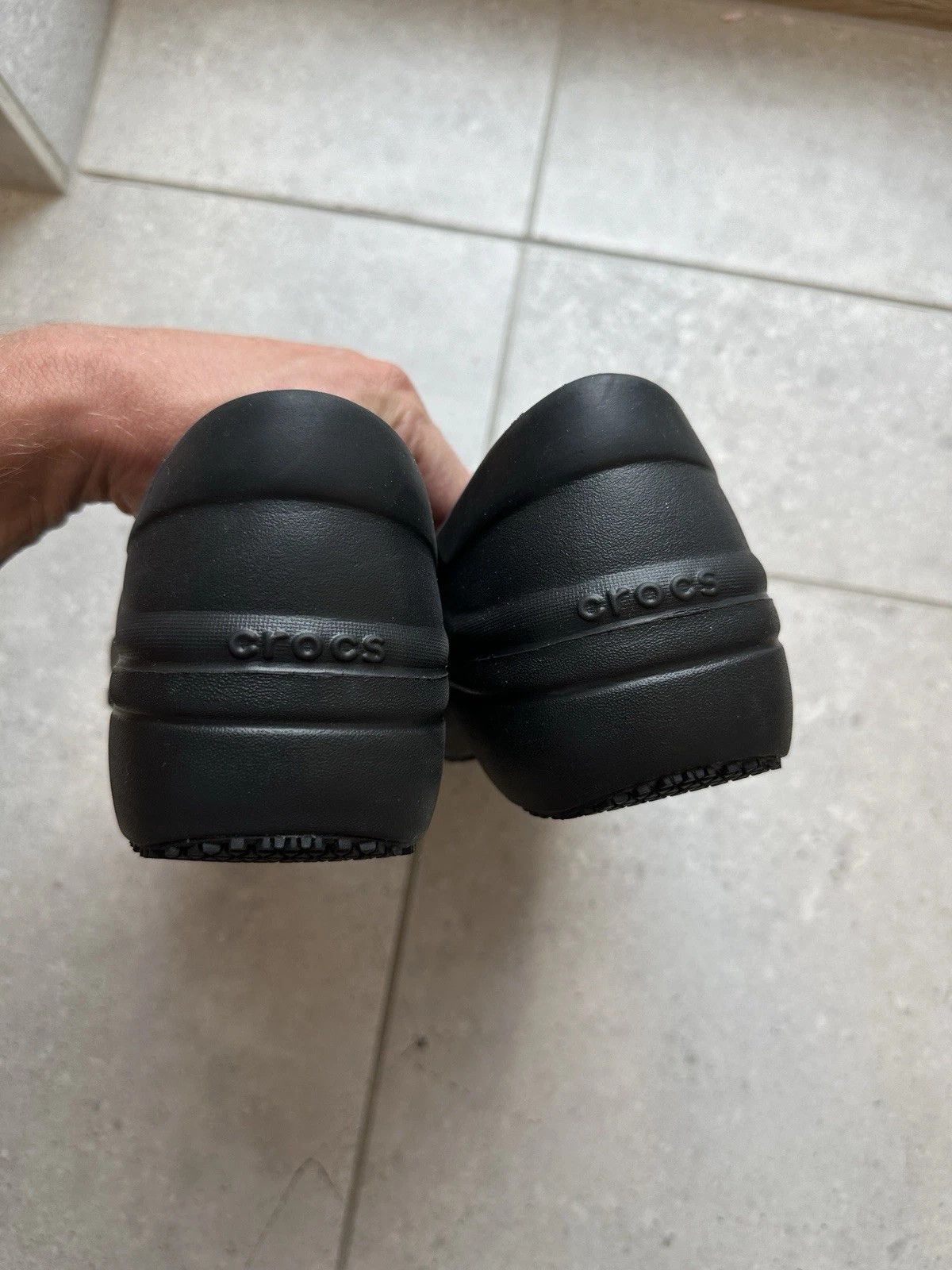 Crocs CROCS Dual Comfort Black Womens Rubber Slip On Shoes Size US 8 / IT 38 - 6 Thumbnail