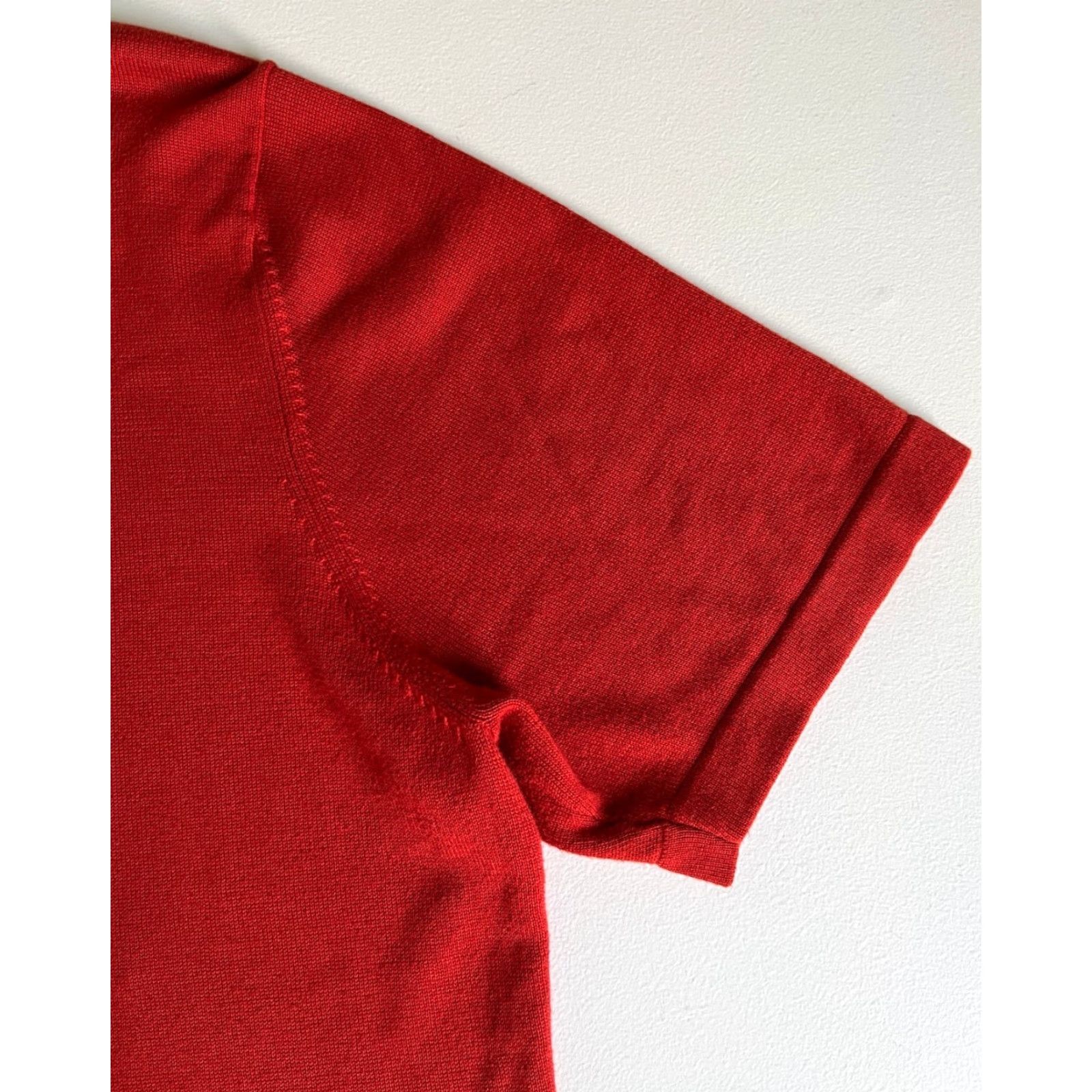 Eddie Bauer VINTAGE Eddie Bauer Polo Shirt Men’s Knit Pima Cotton Made in UK Size L Red Short Sleeve Collared 100% Pima Cotton Classic Preppy Casual Men’s Polo Size US L / EU 52-54 / 3 - 7 Thumbnail