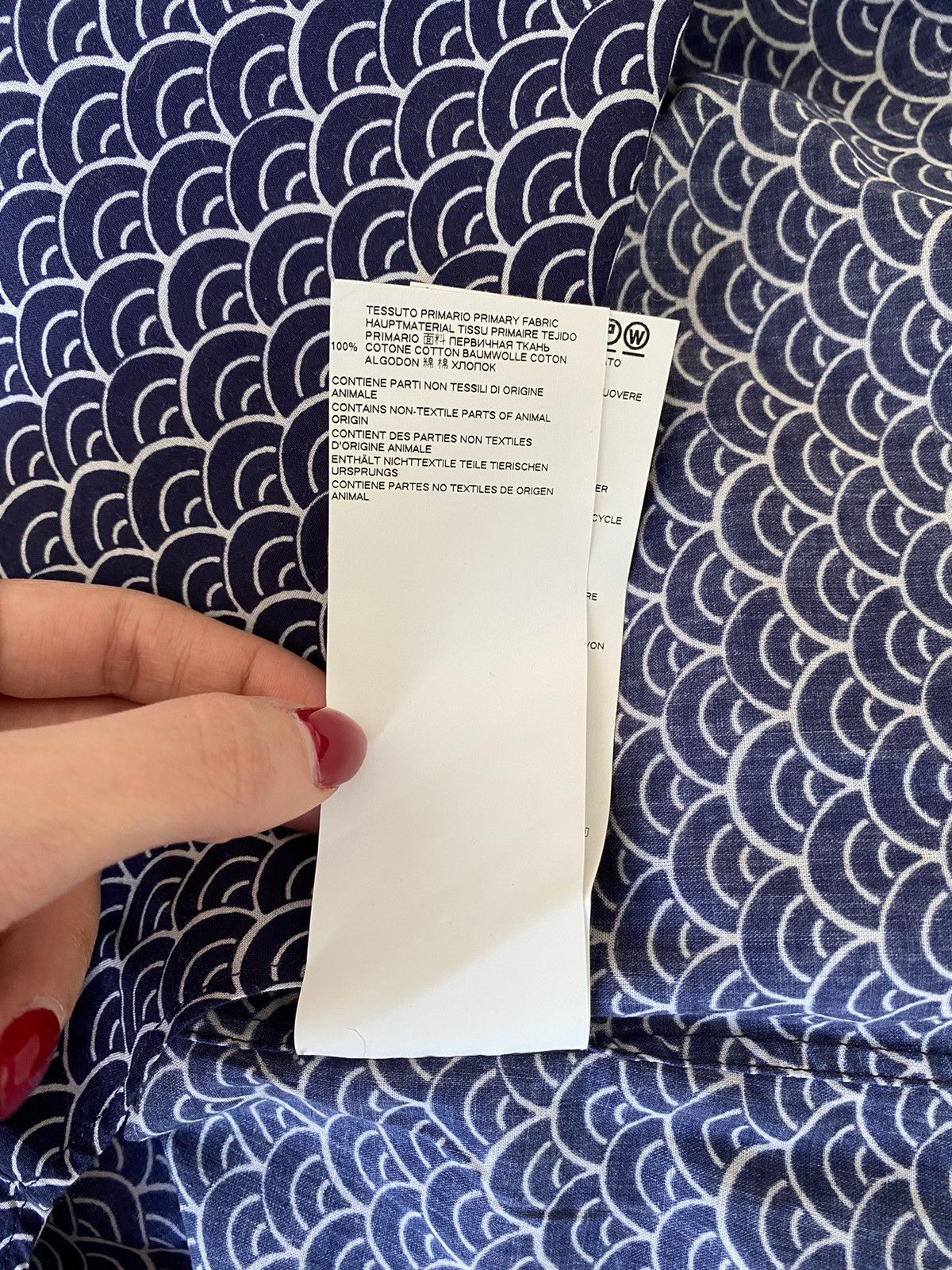 Maison Margiela Maison Martin Margiela Cotton Navy Shirt Size:40 Size US M / EU 48-50 / 2 - 12 Thumbnail