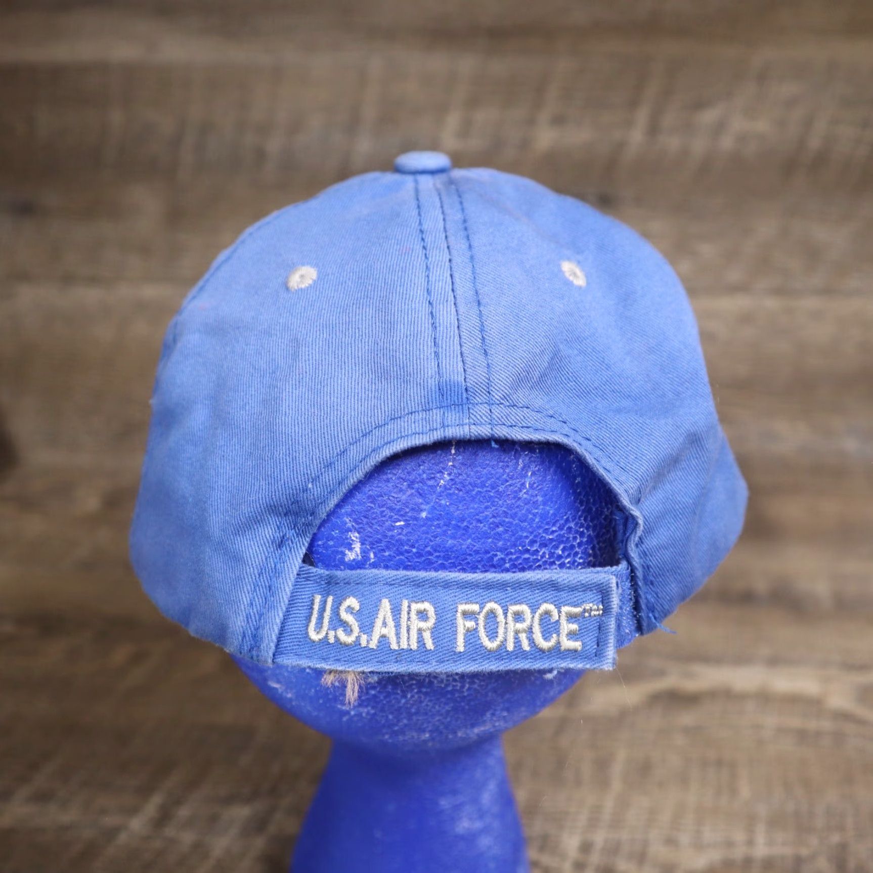 Vintage VINTAGE U.S. Air Force Baseball Cap Adult Adjustable Blue Cap Mens Cap Size ONE SIZE - 4 Thumbnail