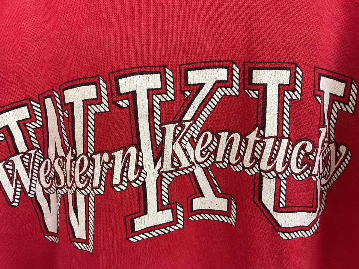 Vintage Vintage 80s Western Kentucky University hoodie Size US M / EU 48-50 / 2 - 4 Thumbnail