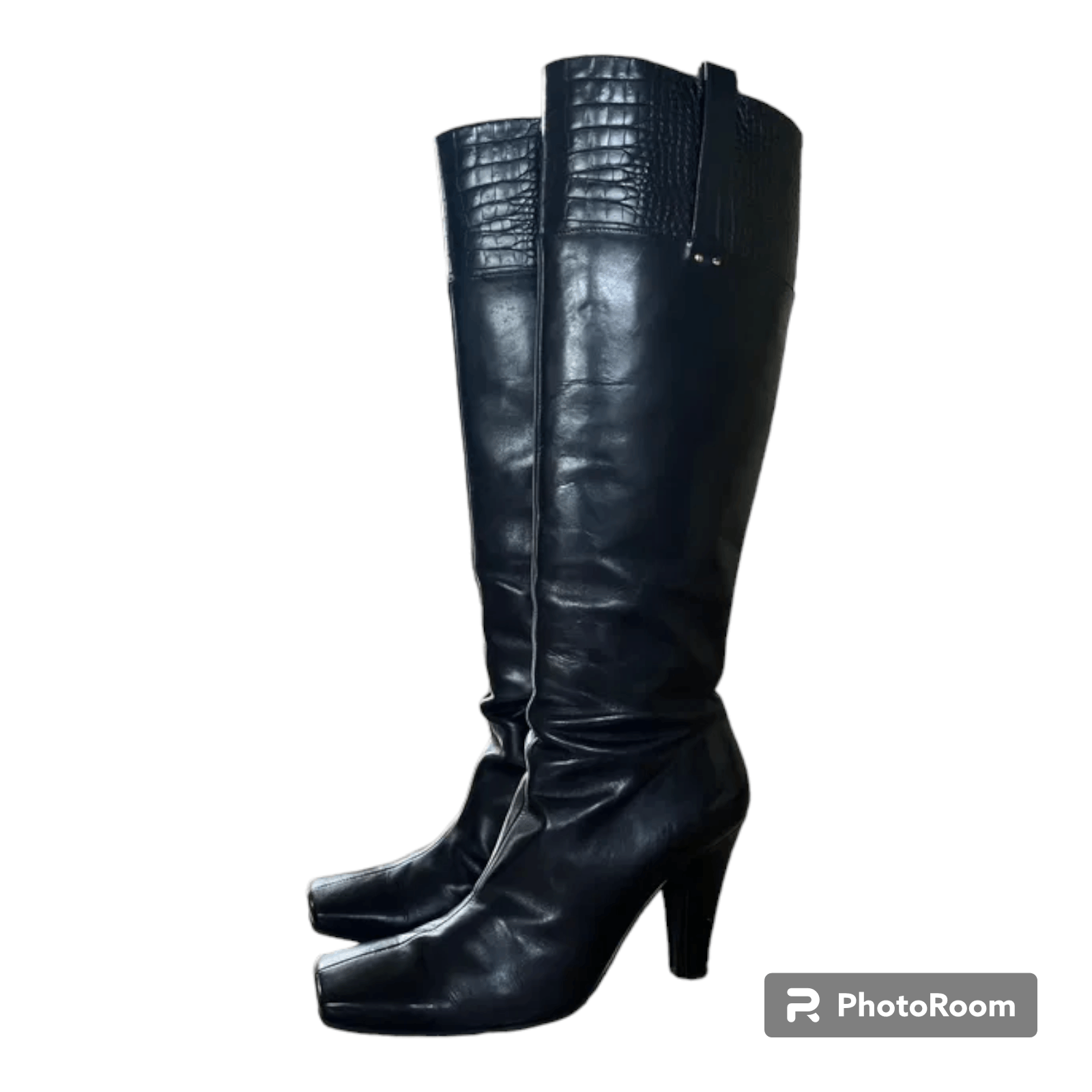 Other Western Knee High Womens Leather Boots US sz 6.5 Size US 6.5 / IT 36.5 - 5 Thumbnail