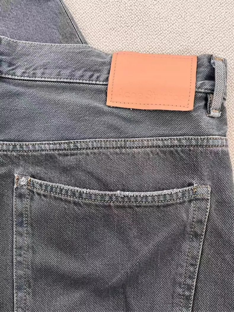 Acne Studios acne studios Solid-colored ripped capri pants 2505-Nextarro Size US 33 - 3 Thumbnail