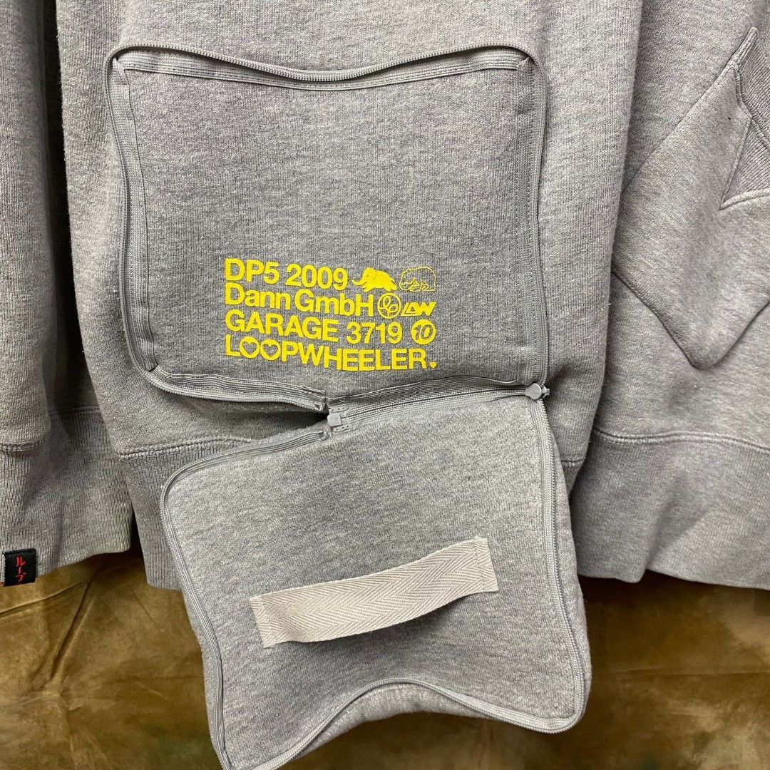 GmbH 2009 Loopwheeler X GmbH - Hooligan Masked Zip Hoodie Size US L / EU 52-54 / 3 - 5 Thumbnail