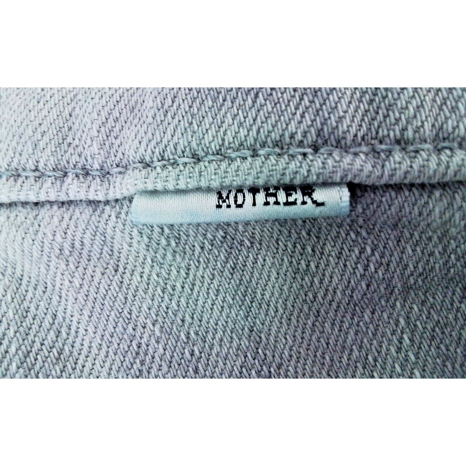 MOTHER Mother Denim Jeans Women's 30 Gray Flare Distressed Size 30" / US 8 / IT 44 - 3 Thumbnail