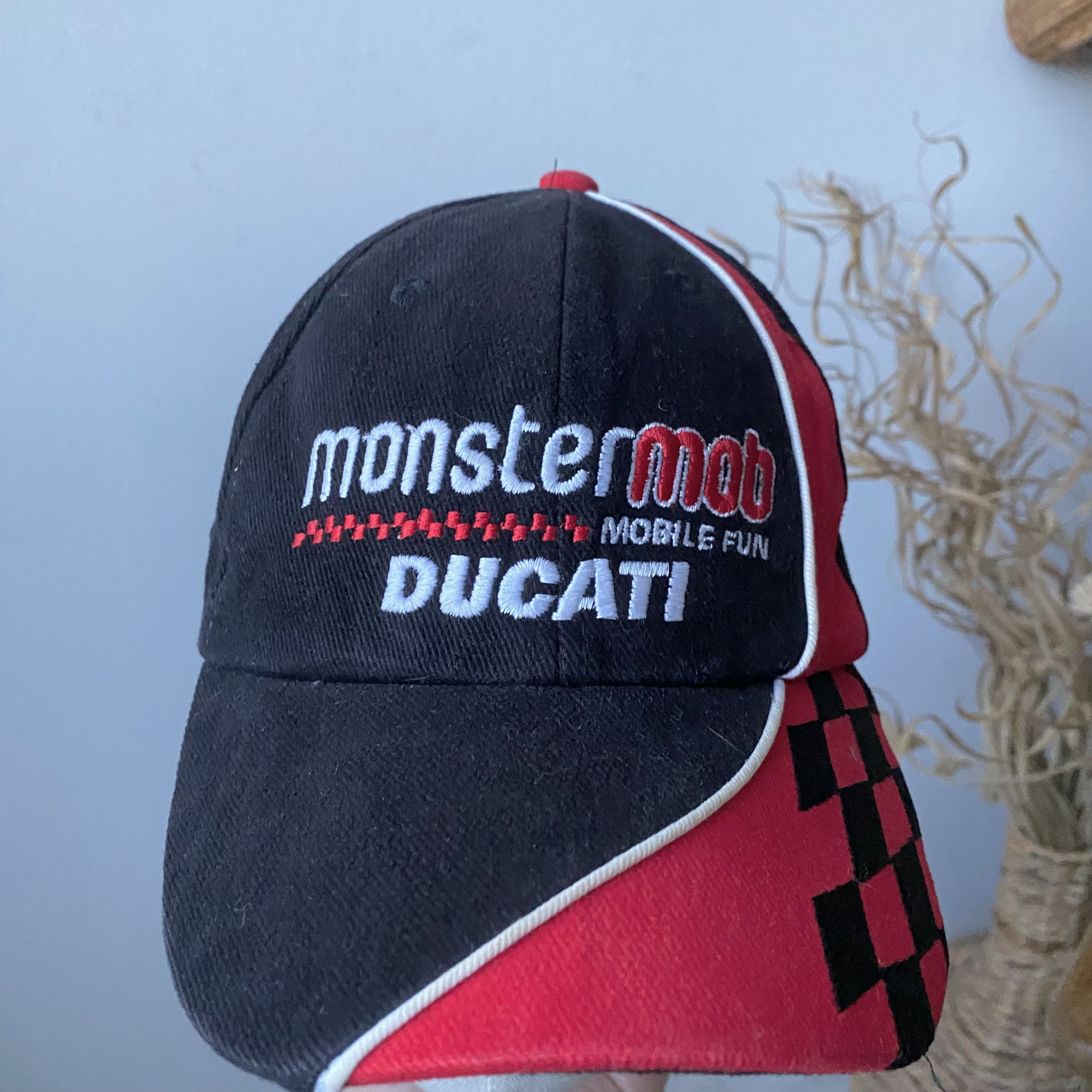 Ducati 🏍️Vintage Racing Moto Ducati cap Y2K Dad Hat Monster Yamaha Size ONE SIZE - 4 Thumbnail