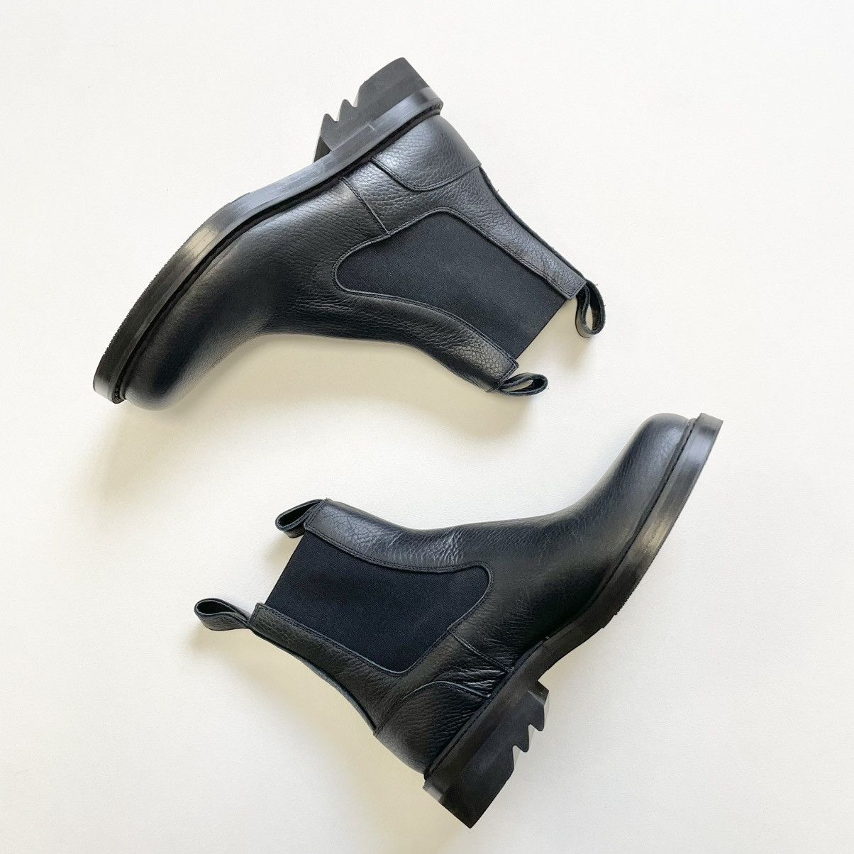 Dries Van Noten Black Tumbled Leather Boots Size US 8 / EU 41 - 2 Thumbnail