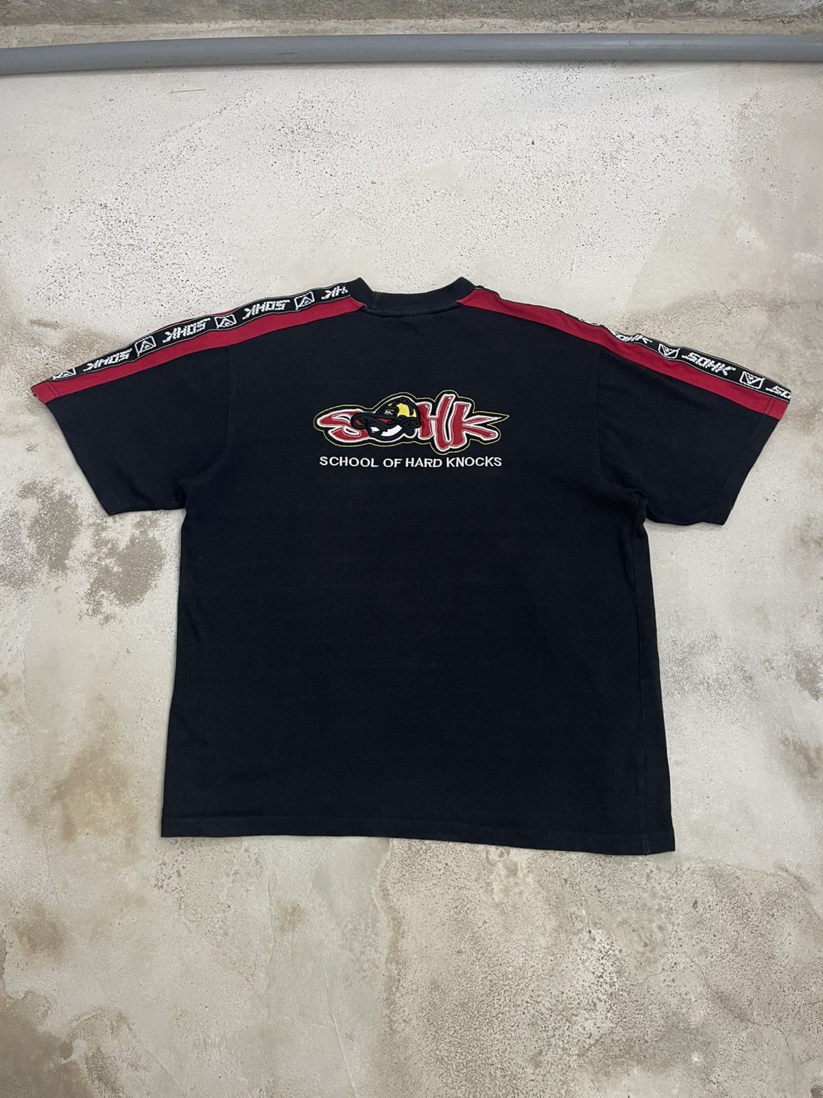 Fubu × JNCO School Of Hard Knocks Embroidery SOHK Tape Y2K Hip Hop Size US L / EU 52-54 / 3 - 8 Thumbnail