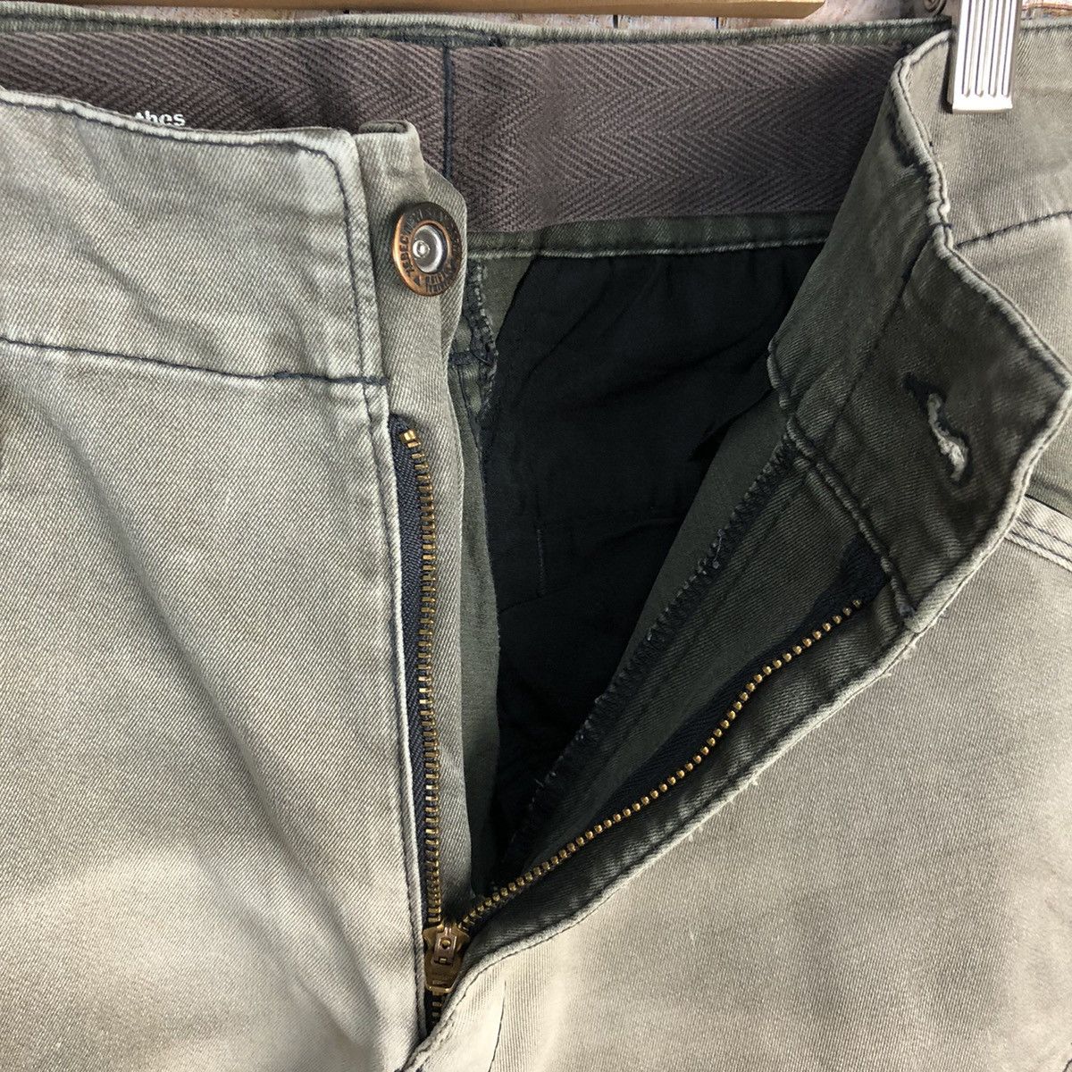 Faded Glory × Japanese Brand Genba Grey faded tactical Cargo Multipocket Pants #A1148 Size US 32 / EU 48 - 14 Thumbnail