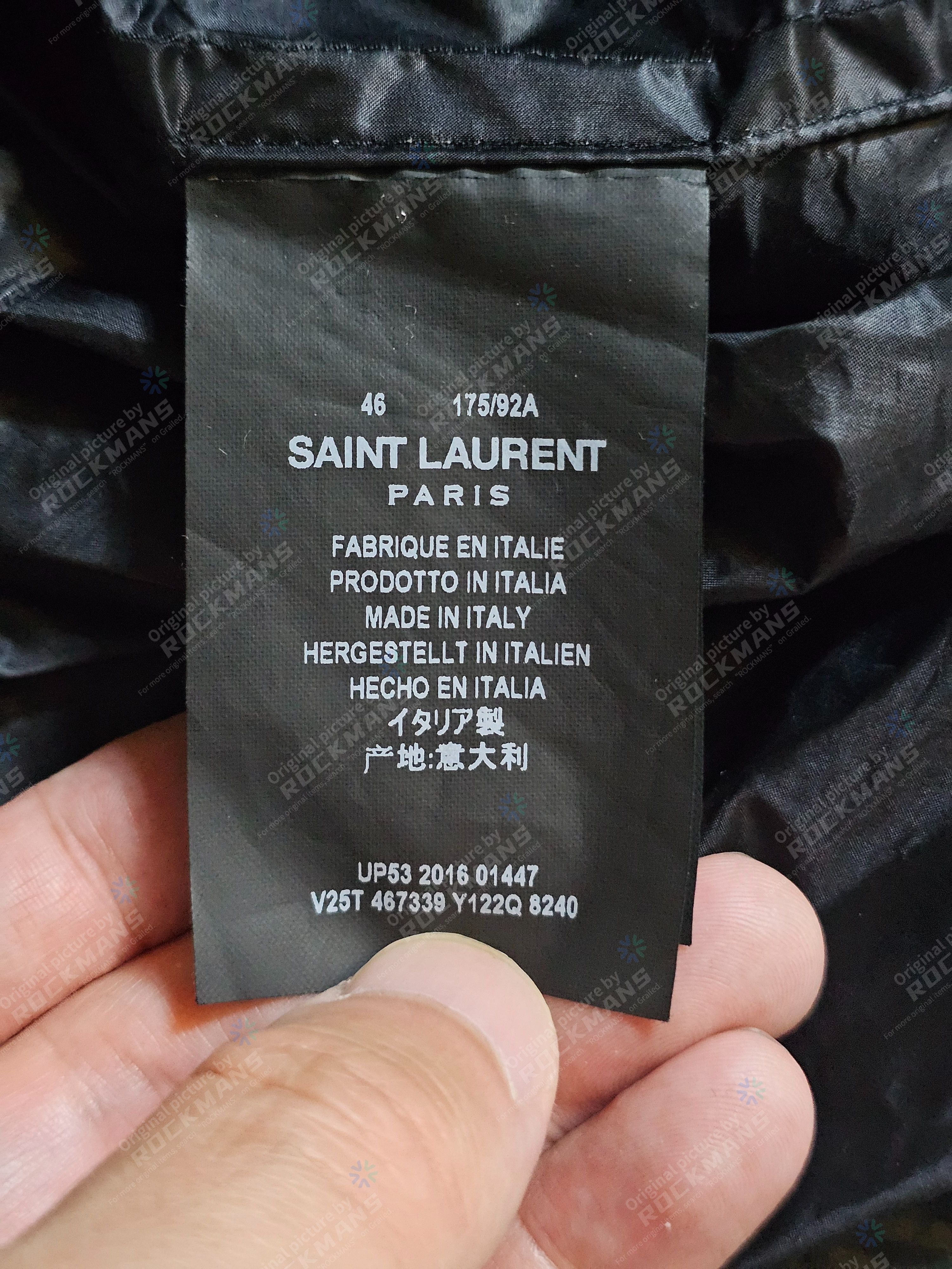 Saint Laurent Paris Saint Laurent gold Nylon Doré Capuche Anorak Jacket 46 Size US S / EU 44-46 / 1 - 7 Thumbnail