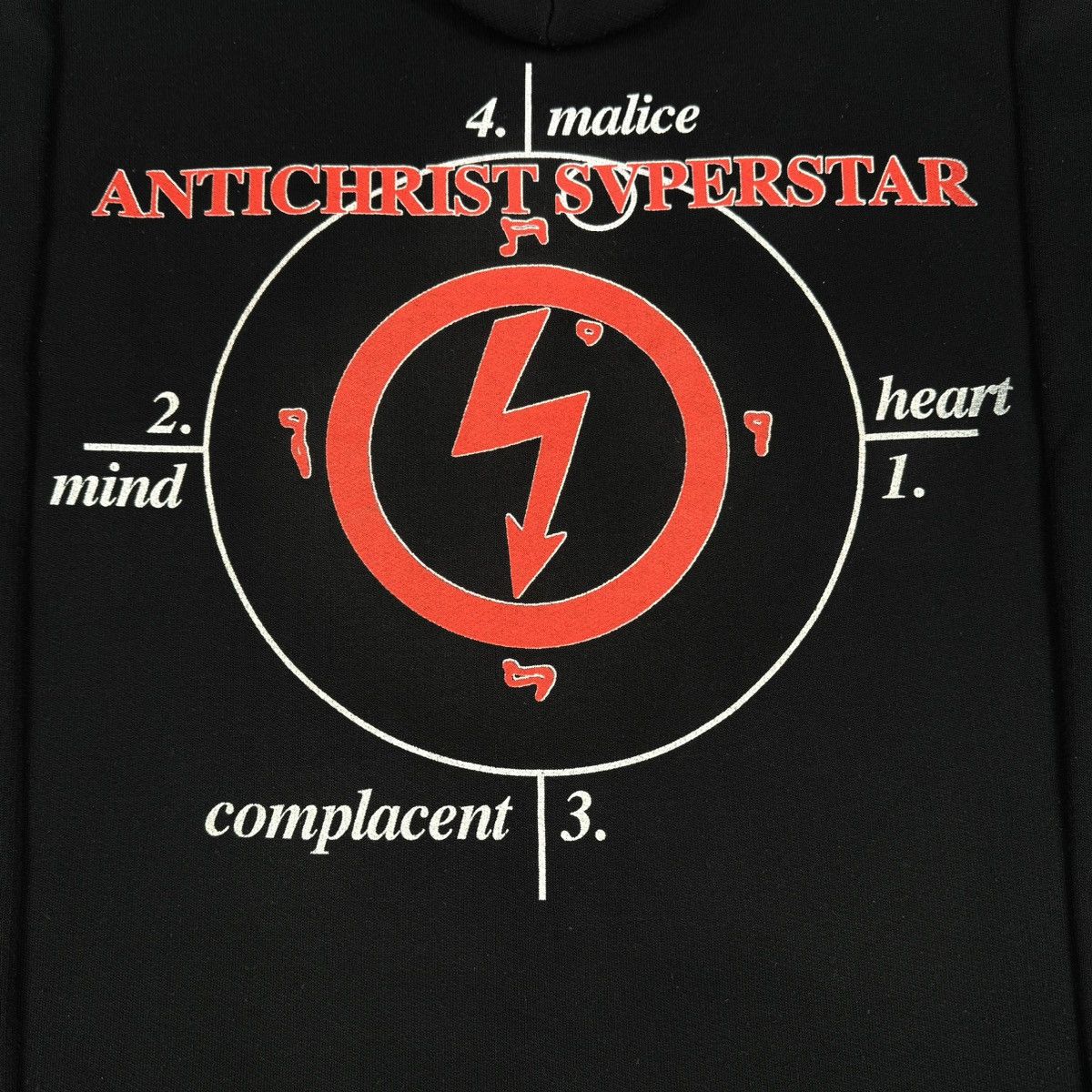 Band Tees Vintage 90s Marilyn Manson Antichrist Superstar Euro Hoodie Size US XL / EU 56 / 4 - 7 Thumbnail