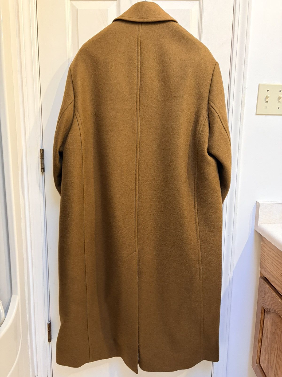 AMI Ami Double-Breasted 100% Wool Overcoat Size US M / EU 48-50 / 2 - 2 Thumbnail