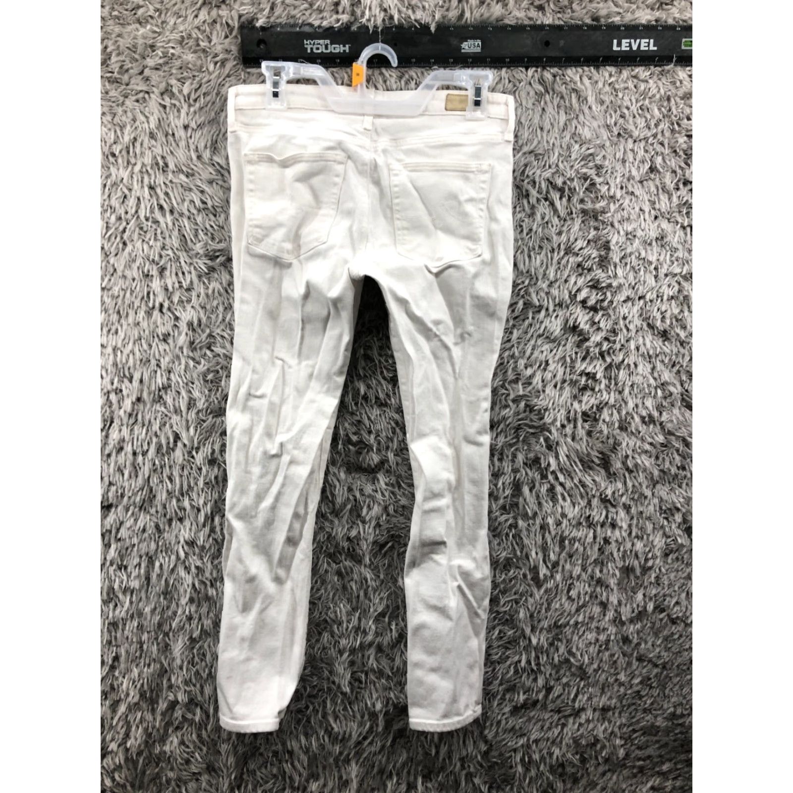 Denime AG Prima Ankle Jeans Size 27 Womens Mid Rise Dark Wash White Denim Size 27" / US 4 / IT 40 - 5 Thumbnail